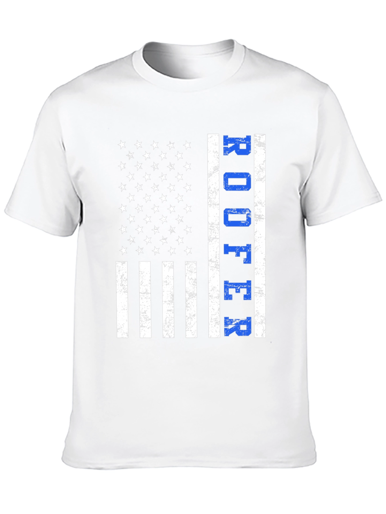 Black Roofer American Flag T-Shirt Patriotic Job Pride view 10