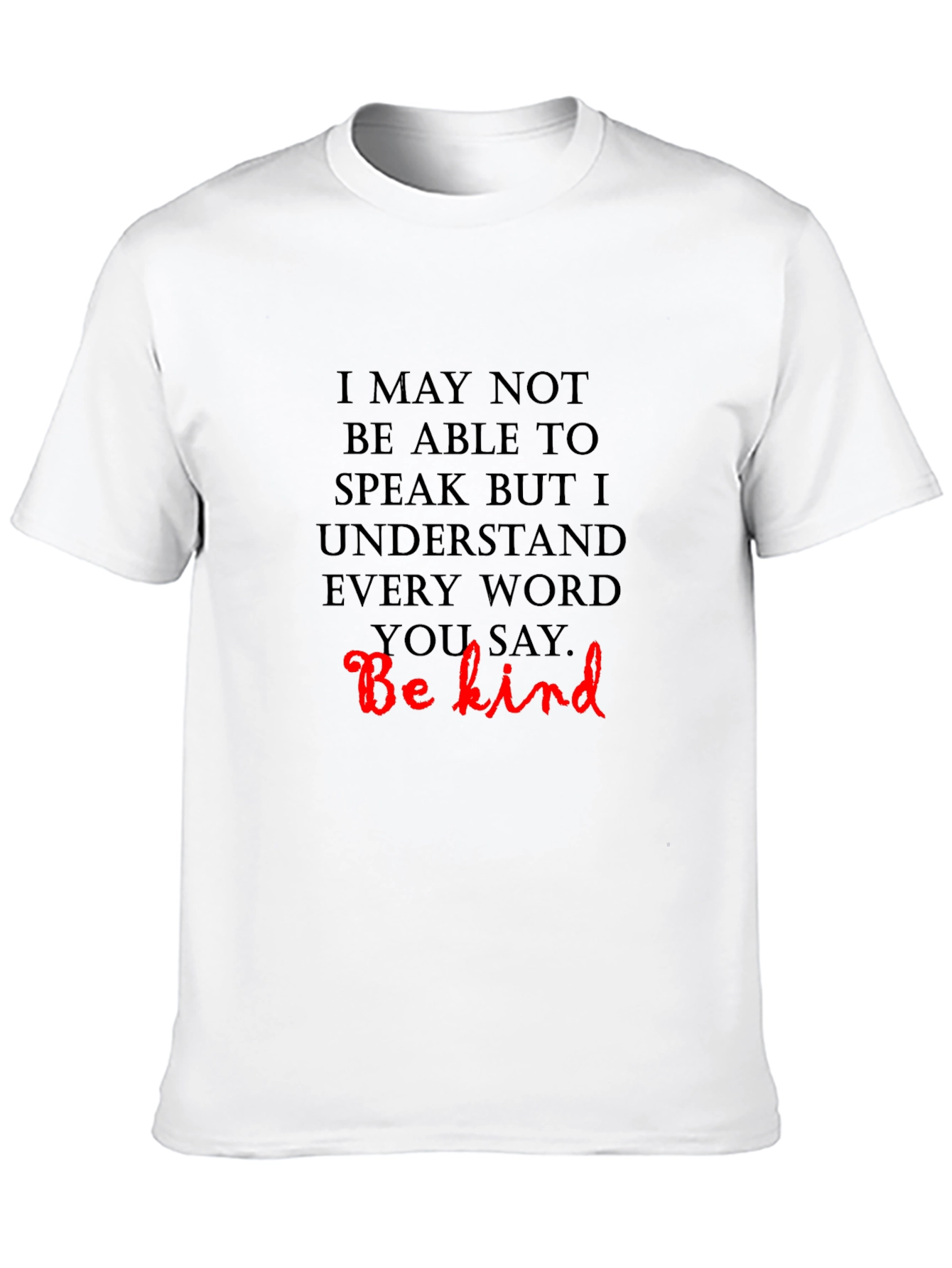 Black Be Kind T-Shirt: Speak Without Words view 10