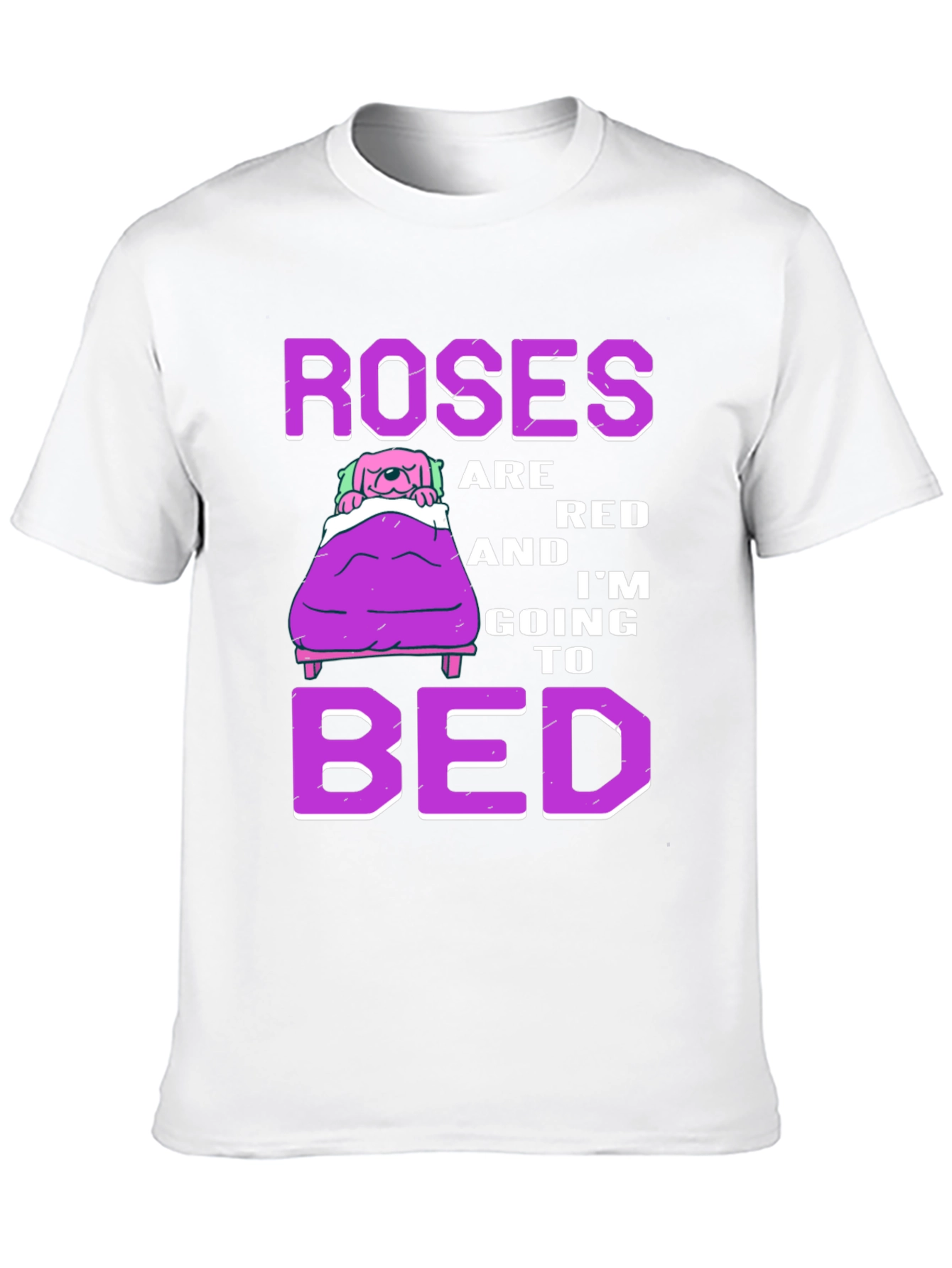 Black Roses are Red I'm Going to Bed T-Shirt view 10