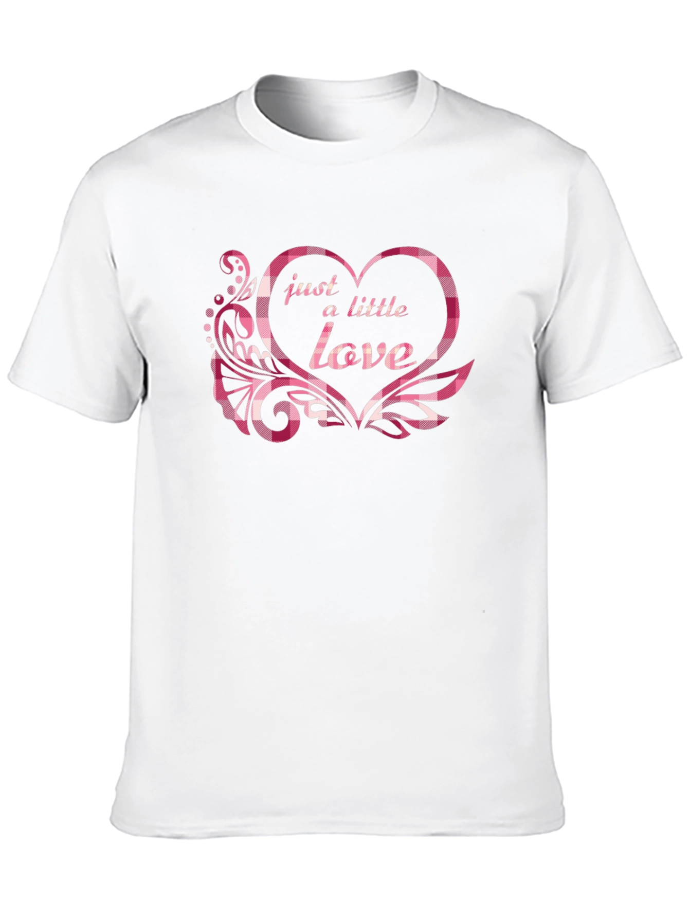 Black Just a Little Love - Graphic Tee - Valentine's Gift view 10