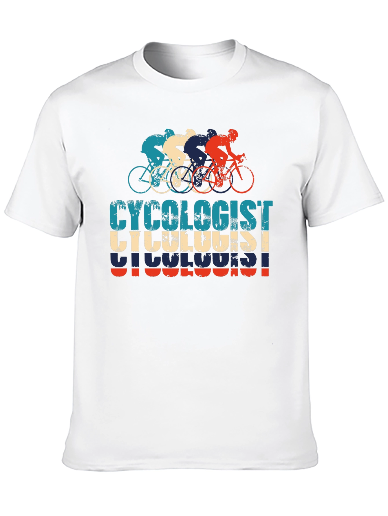 Cycologist T-Shirt - Vintage Style Cycling Tee - 10