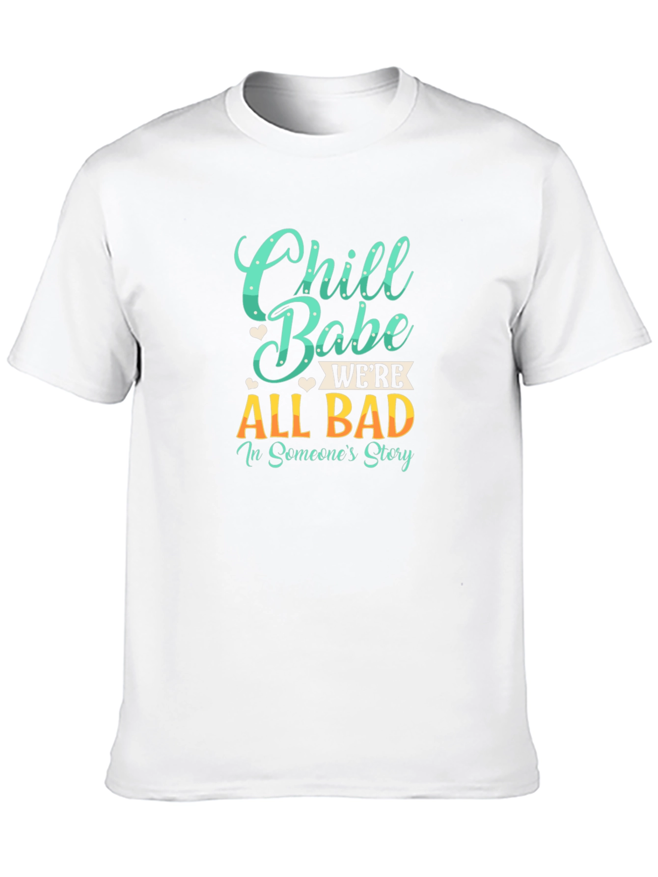 Black Chill Babe Graphic Tee - All Bad Story view 10