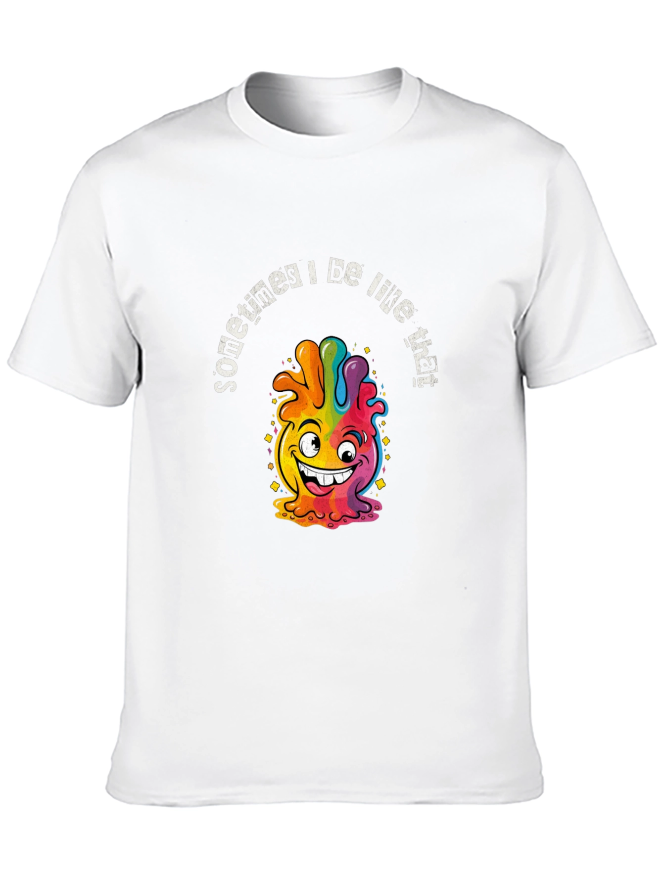 Black Funny 'Sometimes I be like that' Graphic Tee view 10