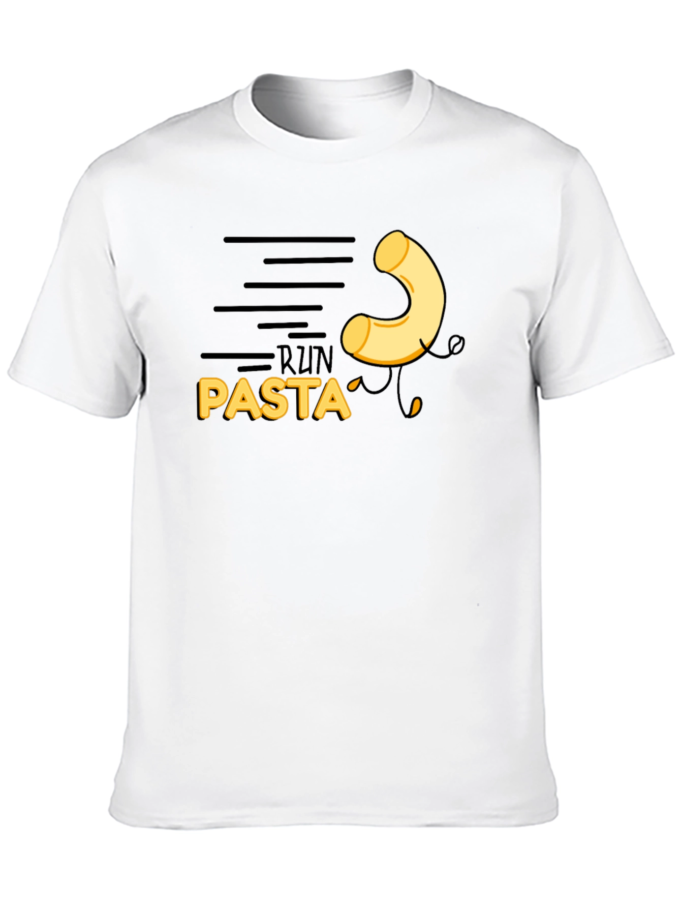 Black Run Pasta Black T-Shirt view 10