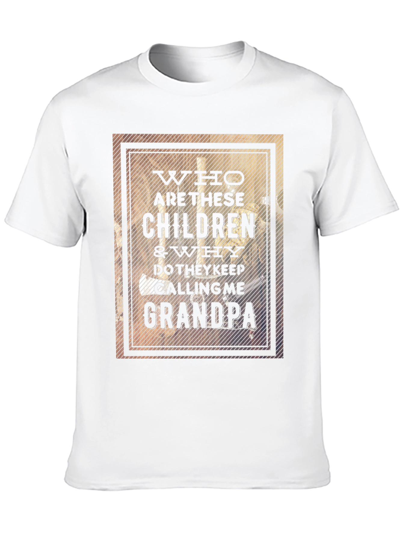 Black Who Are These Children? Grandpa T-Shirt view 10