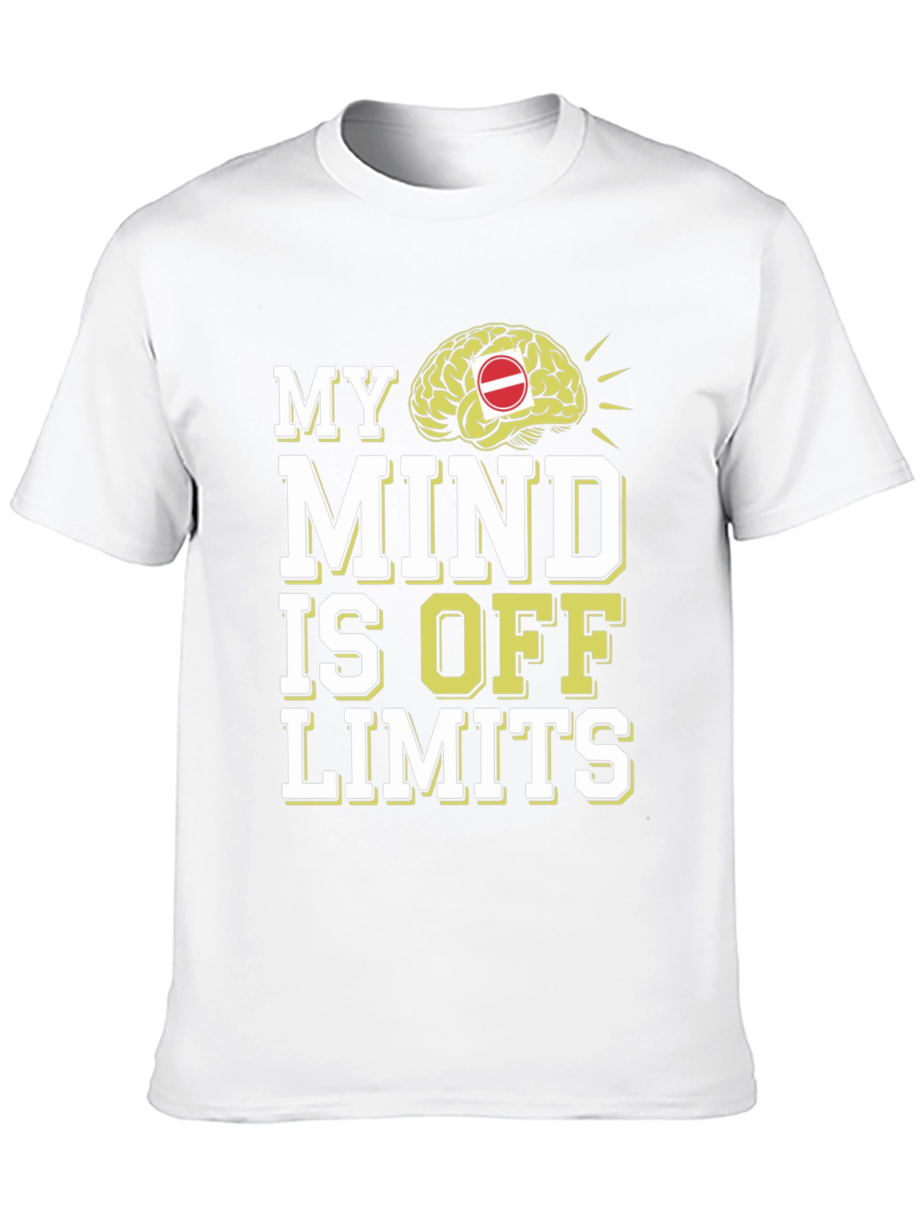 Black My Mind is Off Limits Graphic T-Shirt view 10
