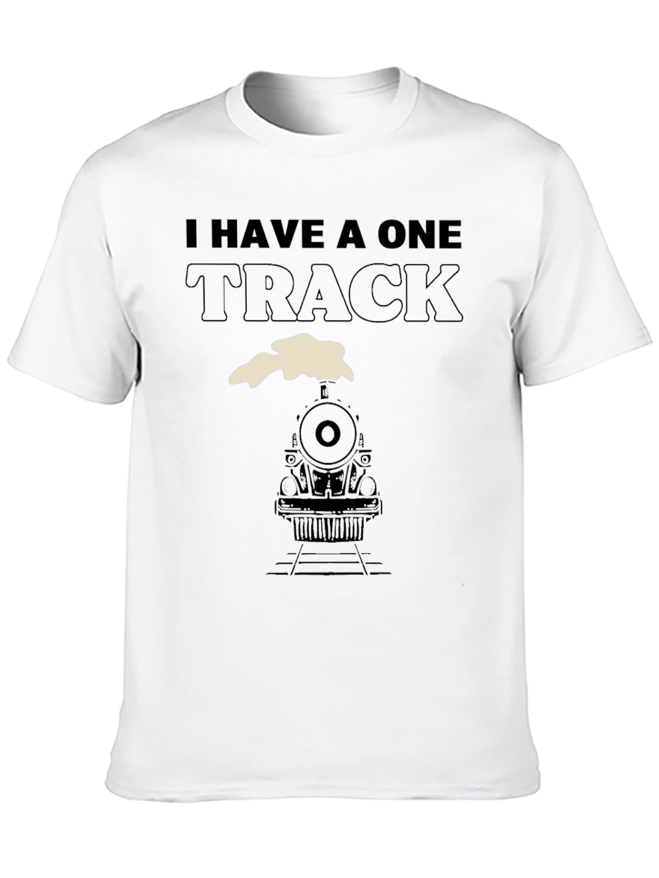 Black One Track Mind Train T-Shirt view 10
