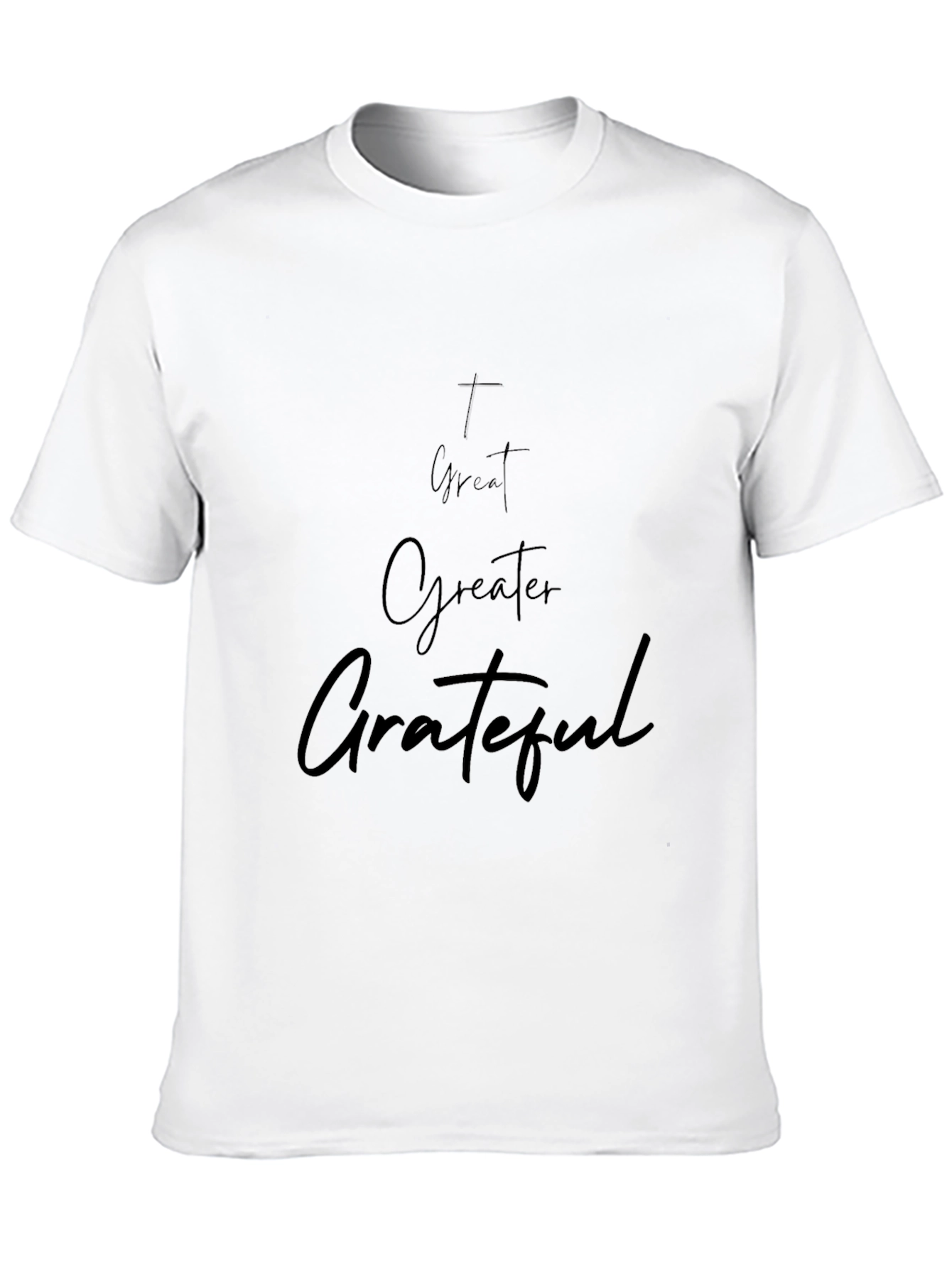 Black Faith-Based Tee: Great, Greater, Grateful view 10