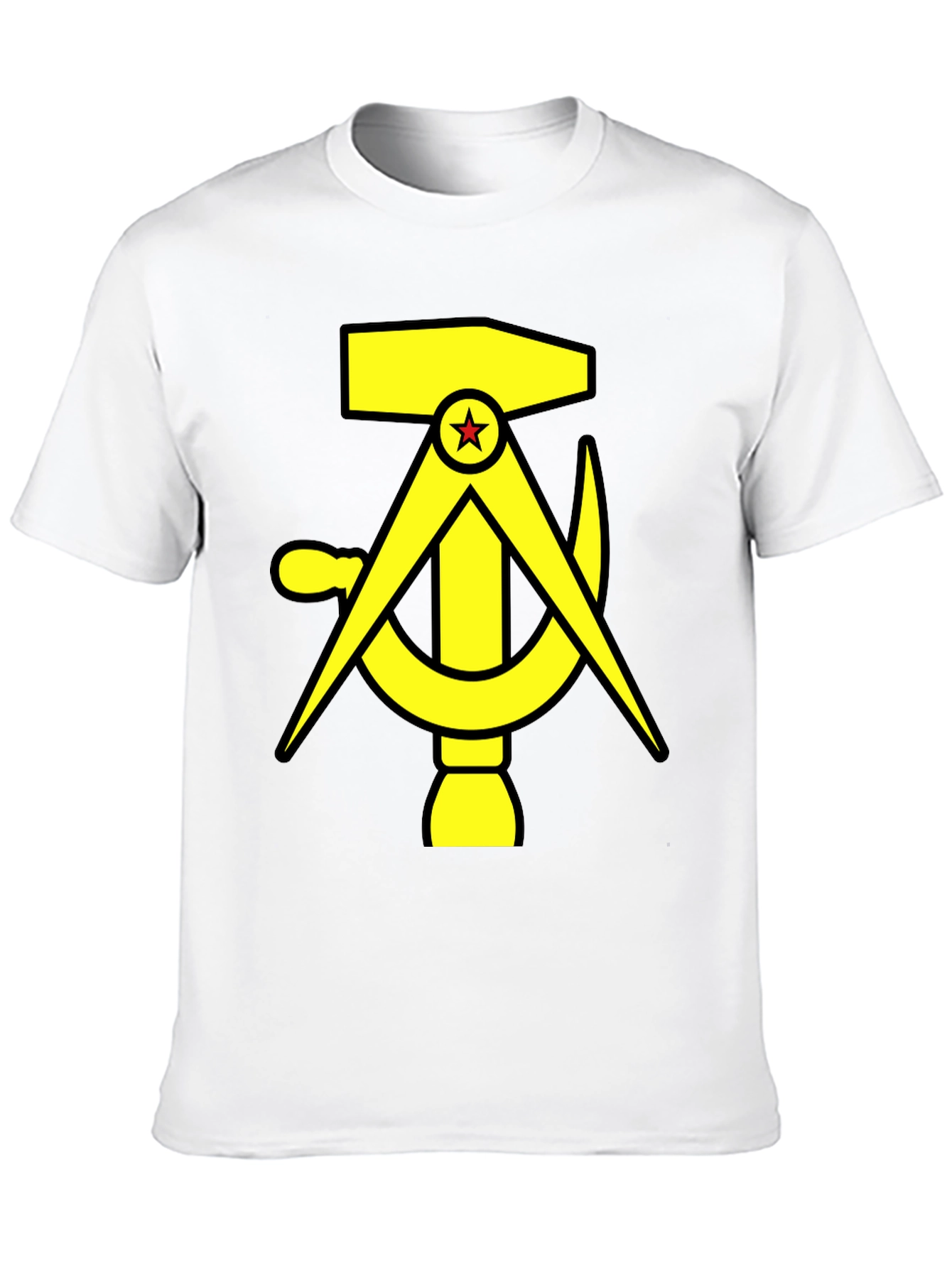 Black Hammer, Compass, and Sickle Black T-Shirt view 10