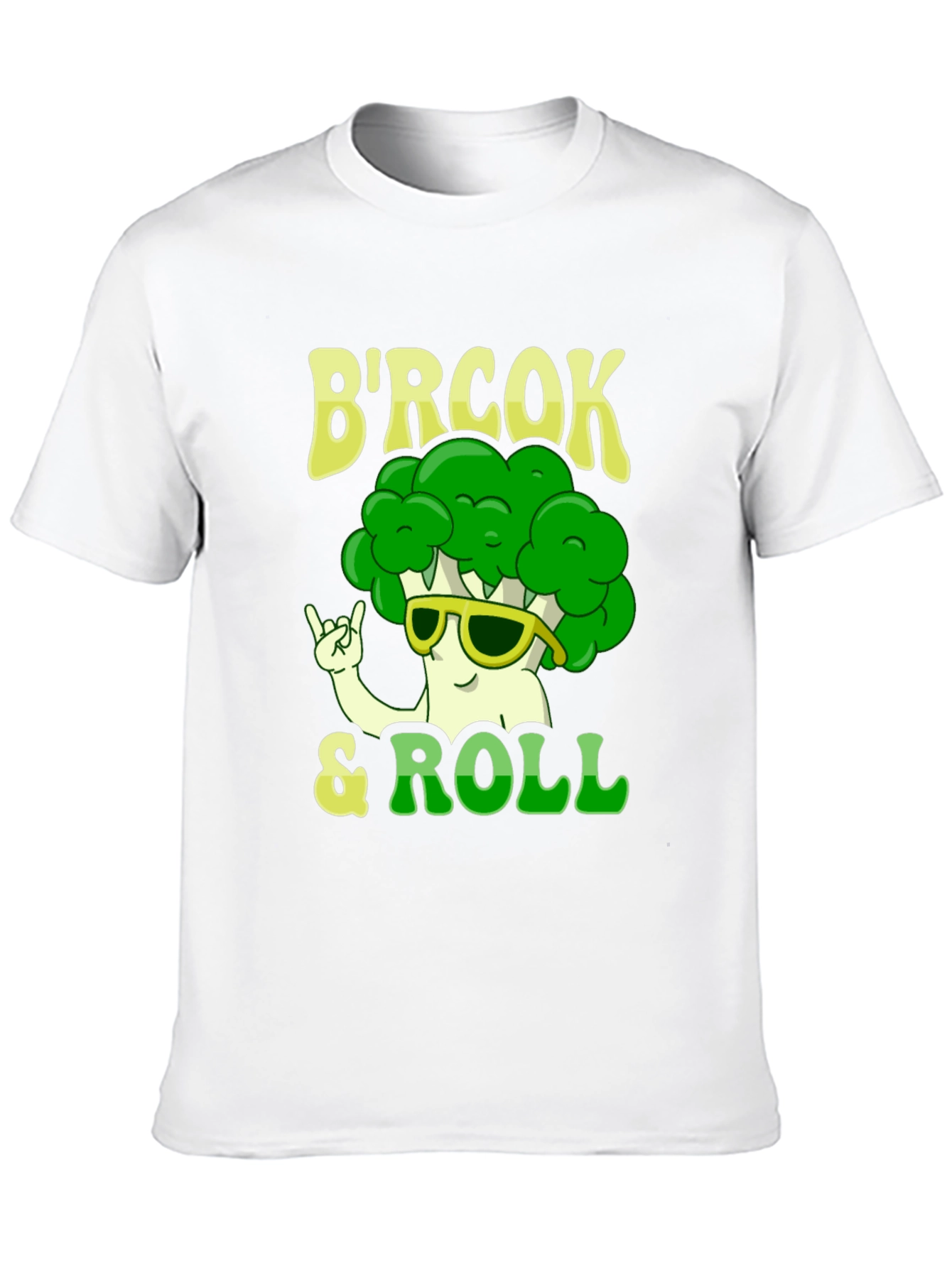 Black B'rock & Roll Broccoli T-Shirt view 10