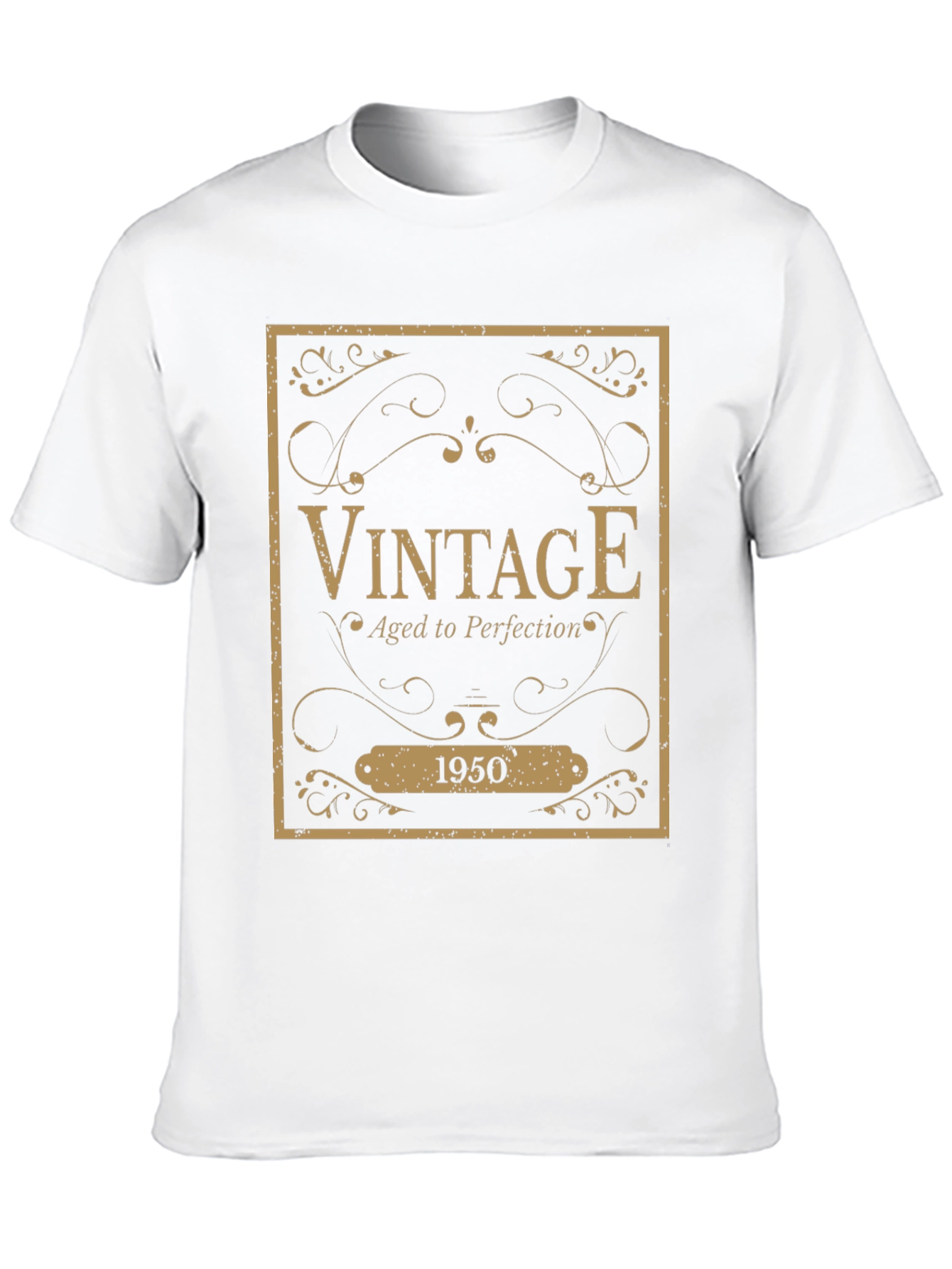 Black Vintage 1950 Aged to Perfection T-Shirt view 10