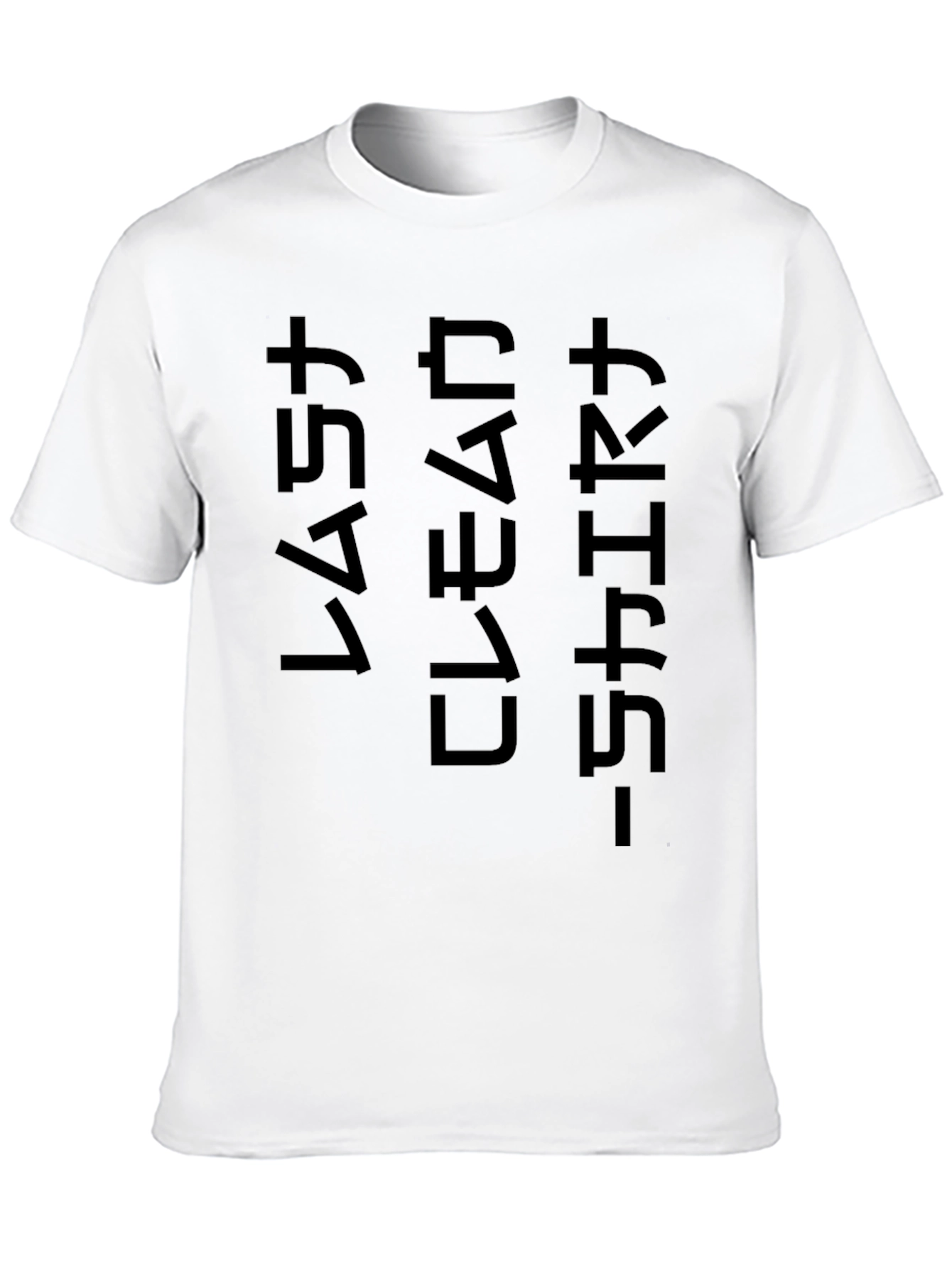 Black Last Clean Shirt Graphic Tee - Black view 10