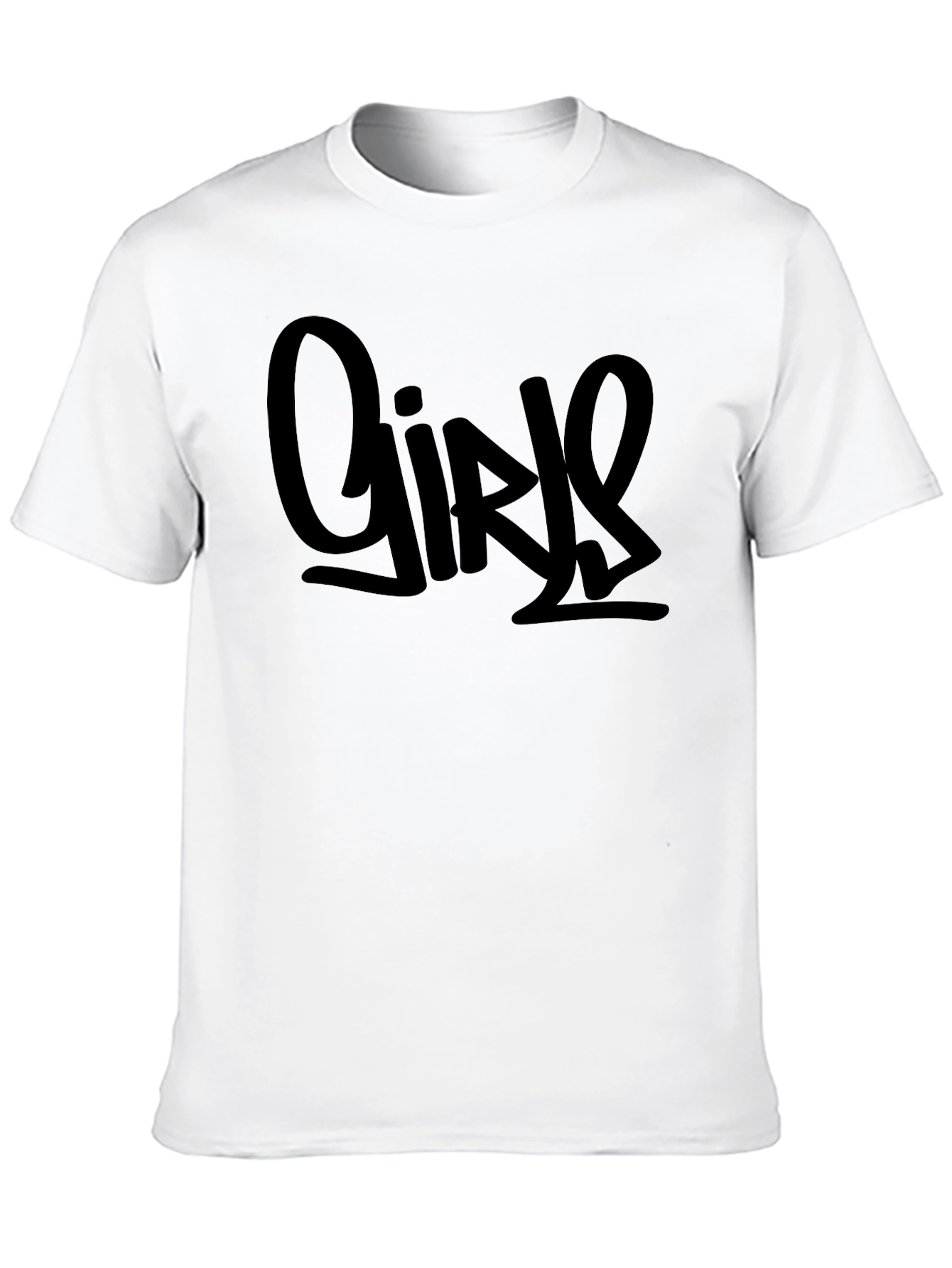 Black Girls Graphic Black T-Shirt view 10