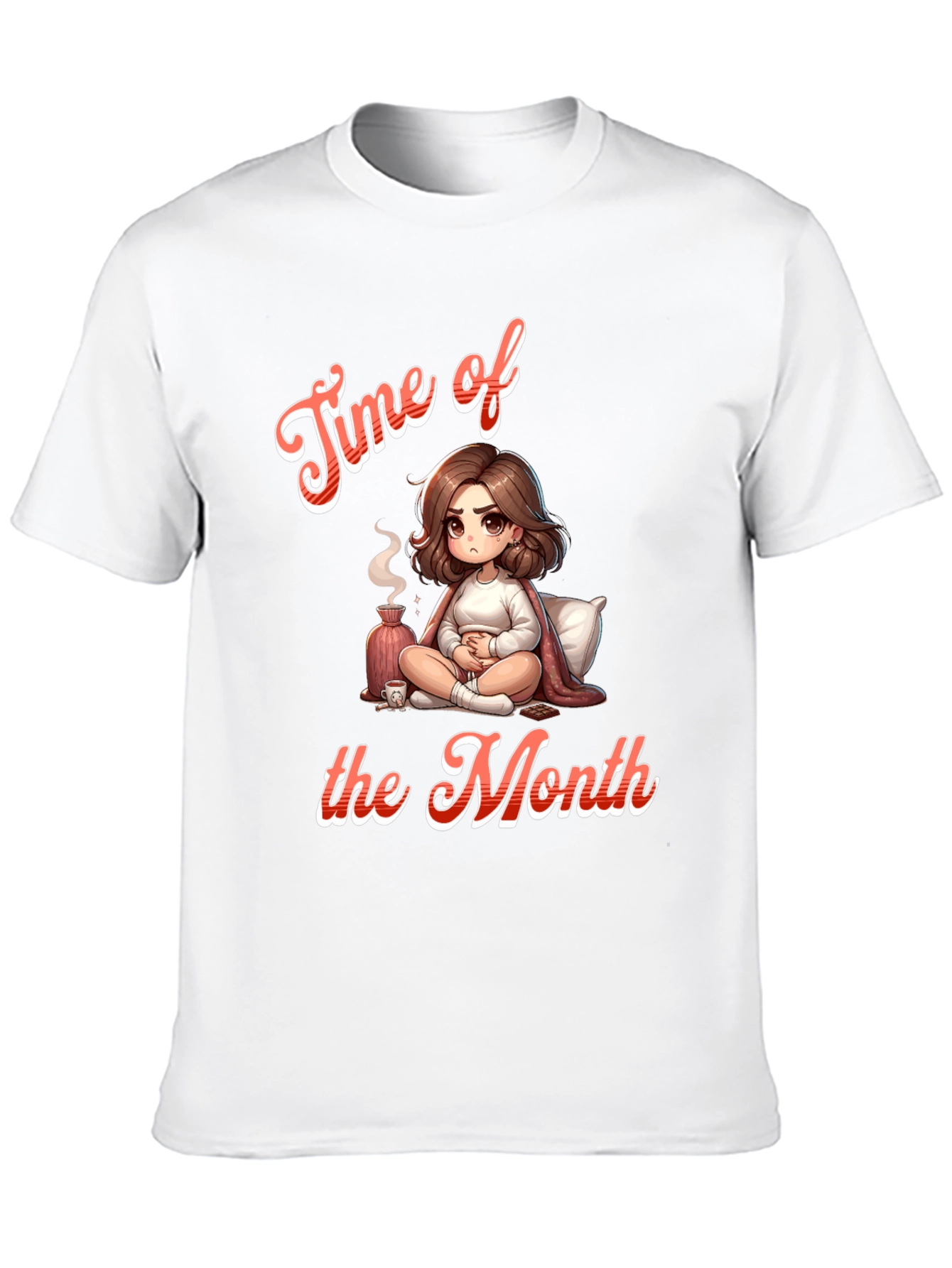 Black Time of the Month Graphic Tee view 10