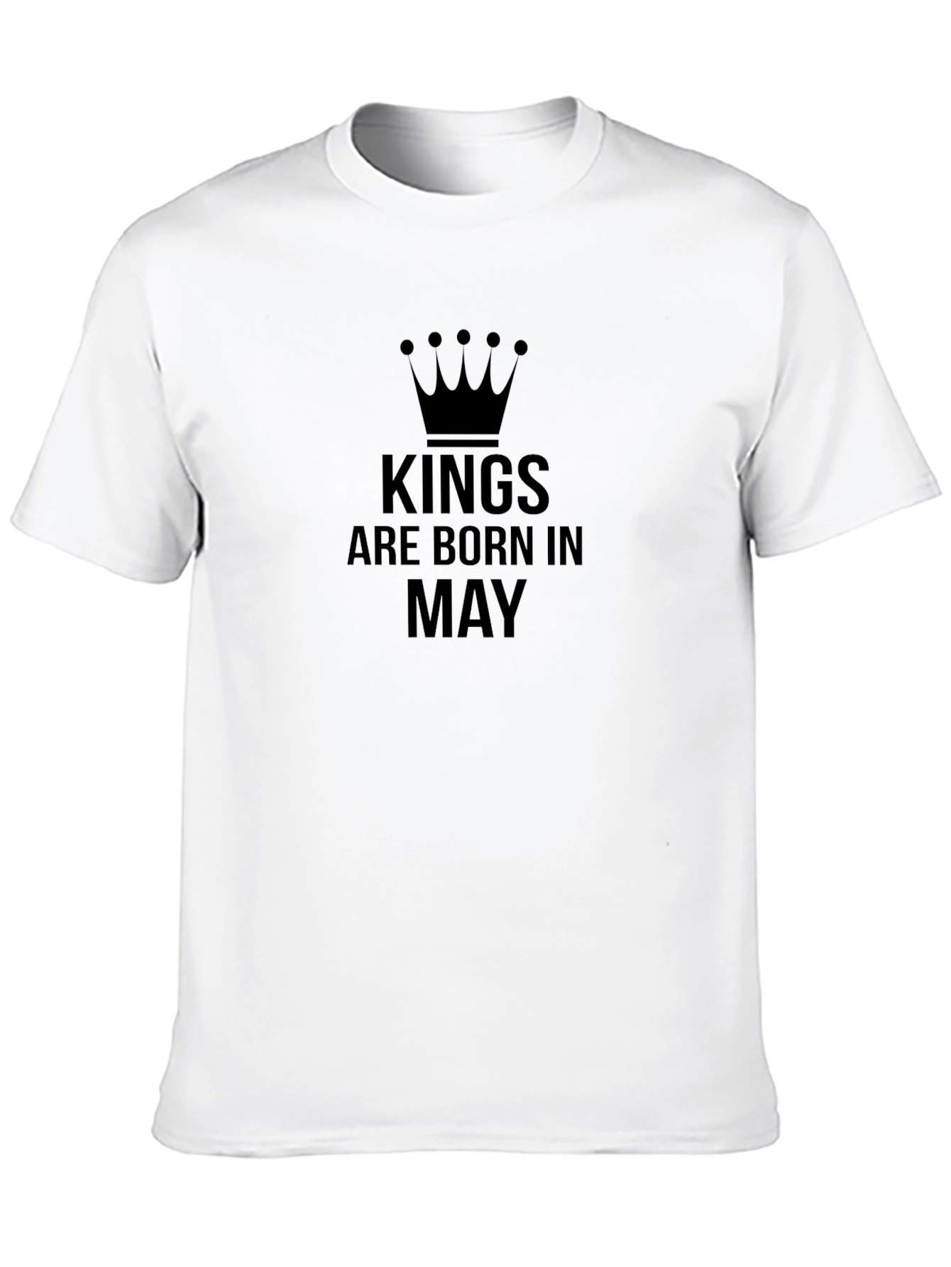Black Kings Are Born In May Black T-Shirt view 10