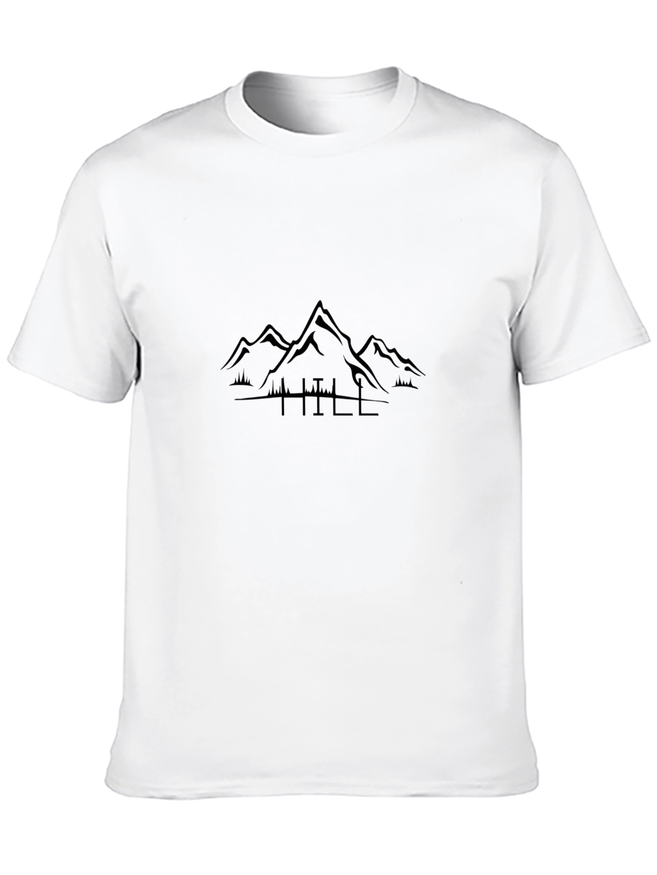 Black Mountain Silhouette Graphic Tee - Black view 10