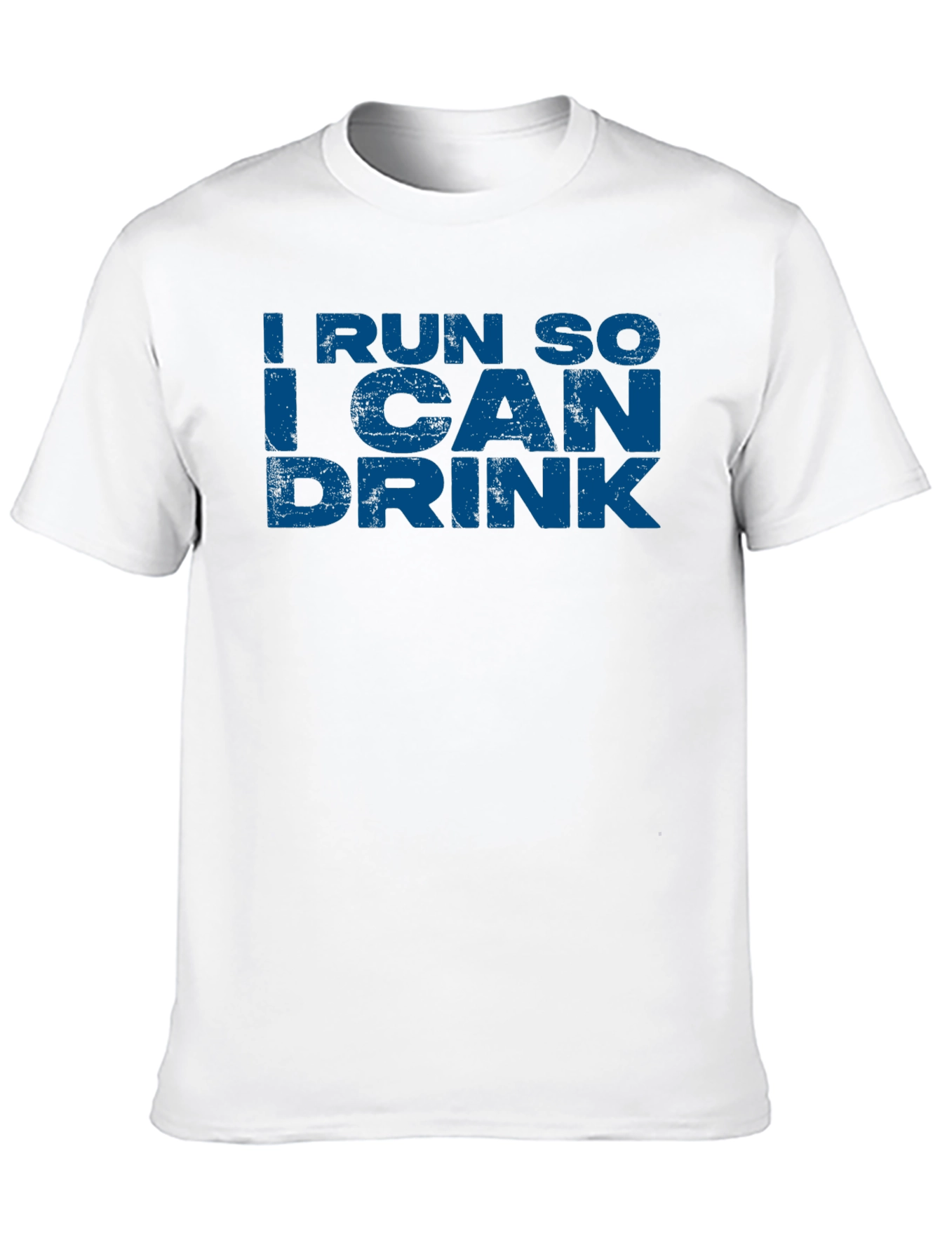 Black I Run So I Can Drink Funny Graphic T-Shirt view 10