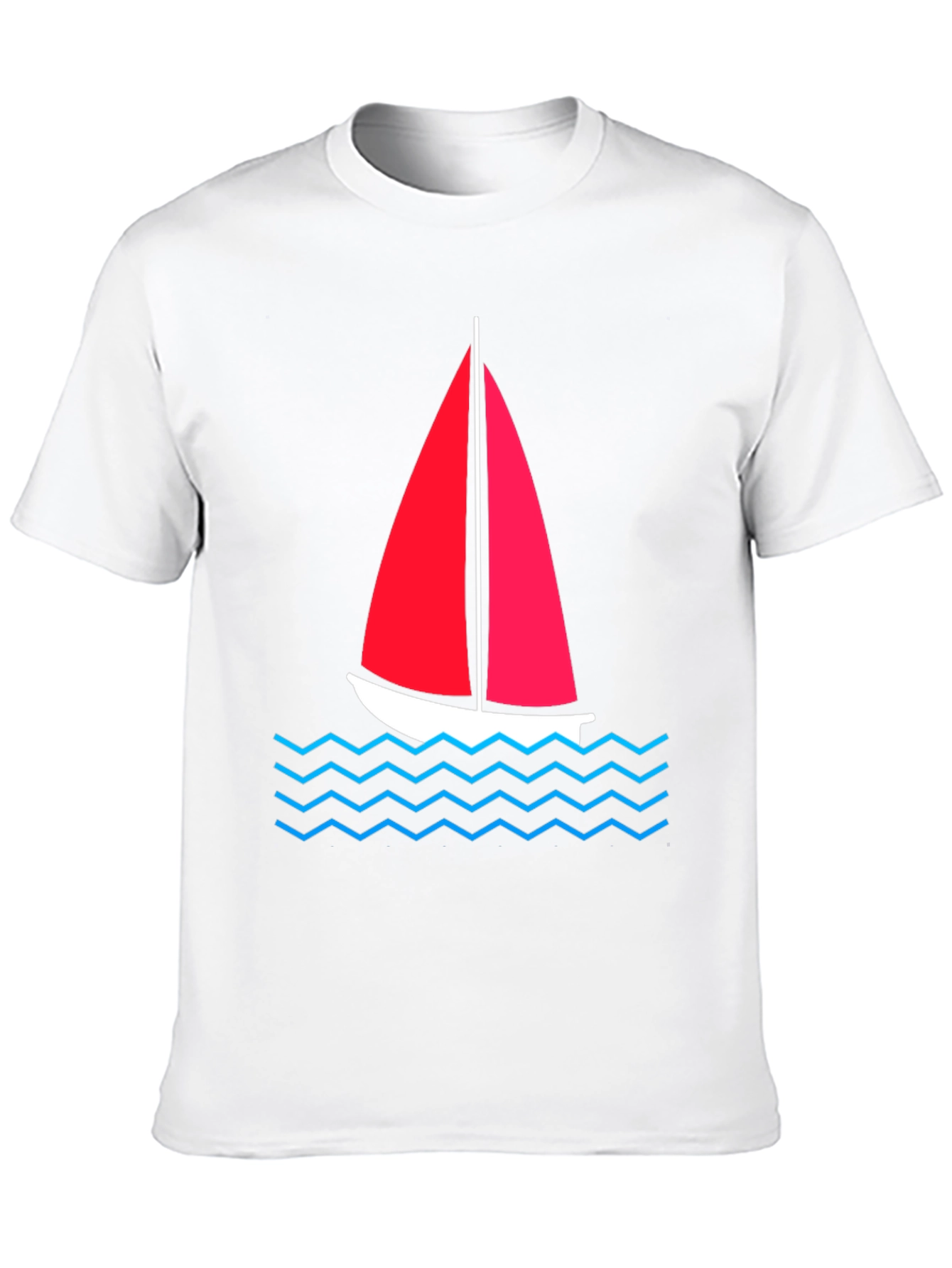 Black Sailboat Graphic Tee - Nautical Style view 10