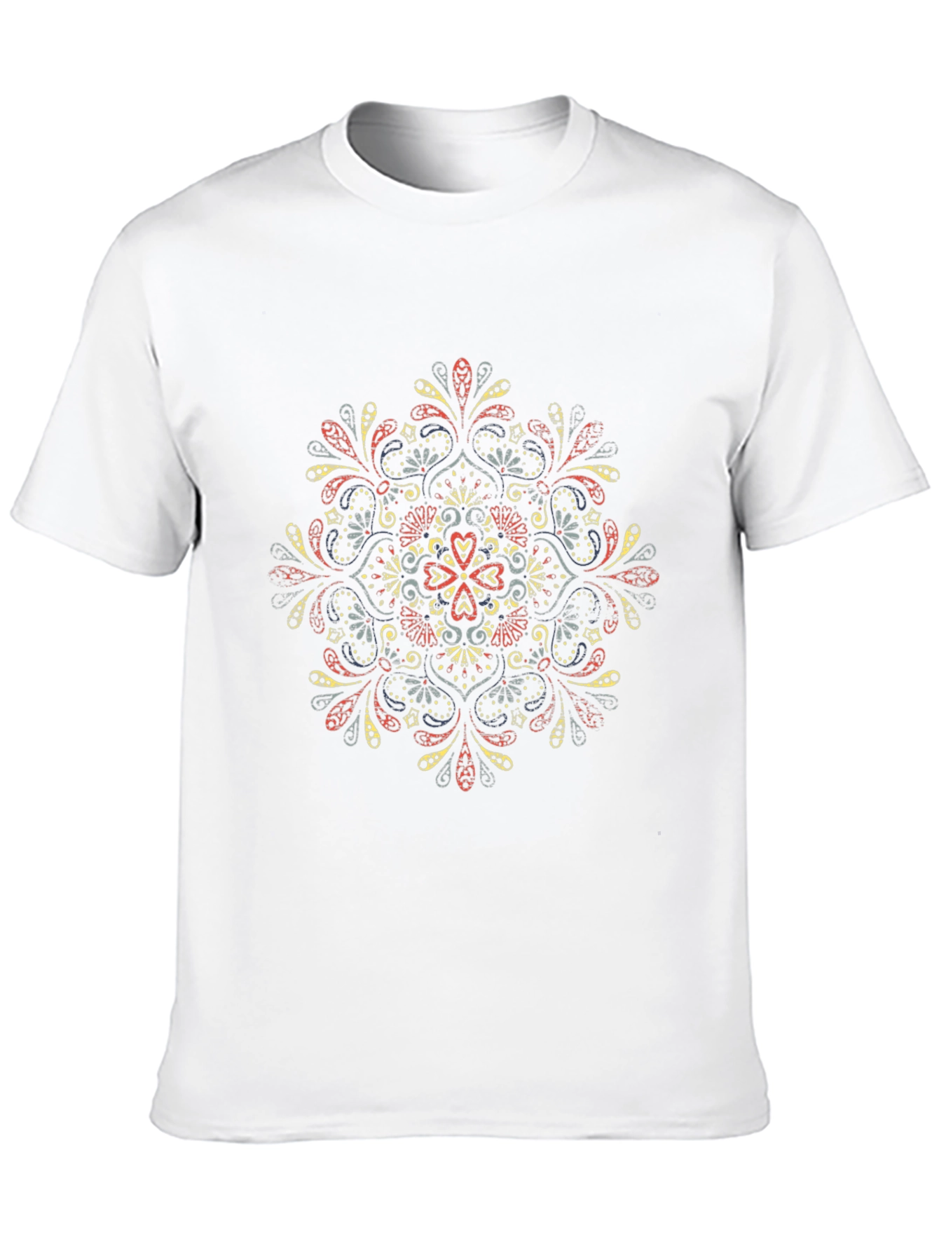 Black Mandala Graphic Black T-Shirt view 10