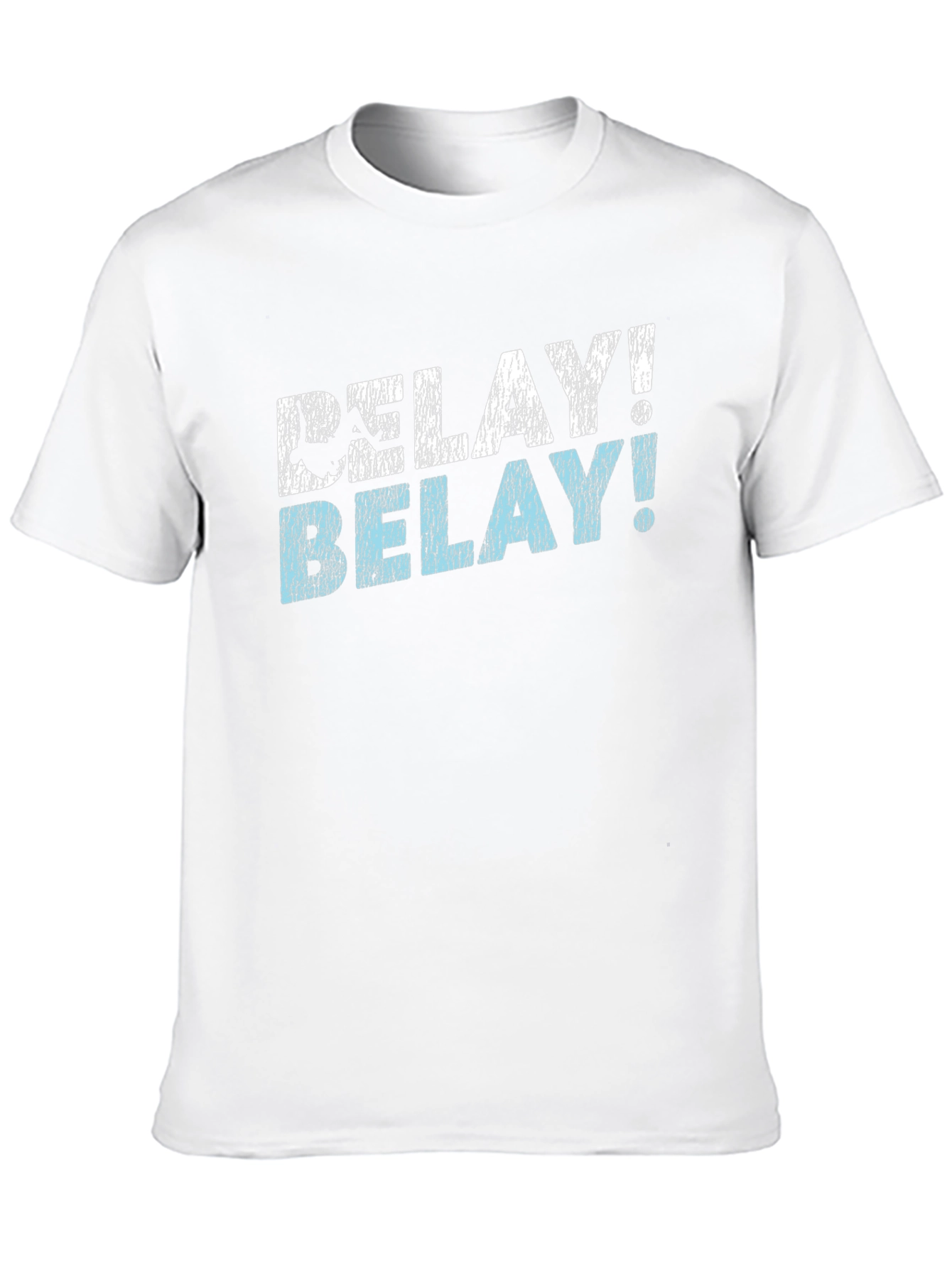 Black Belay! Climbing T-Shirt - Black Graphic Tee view 10