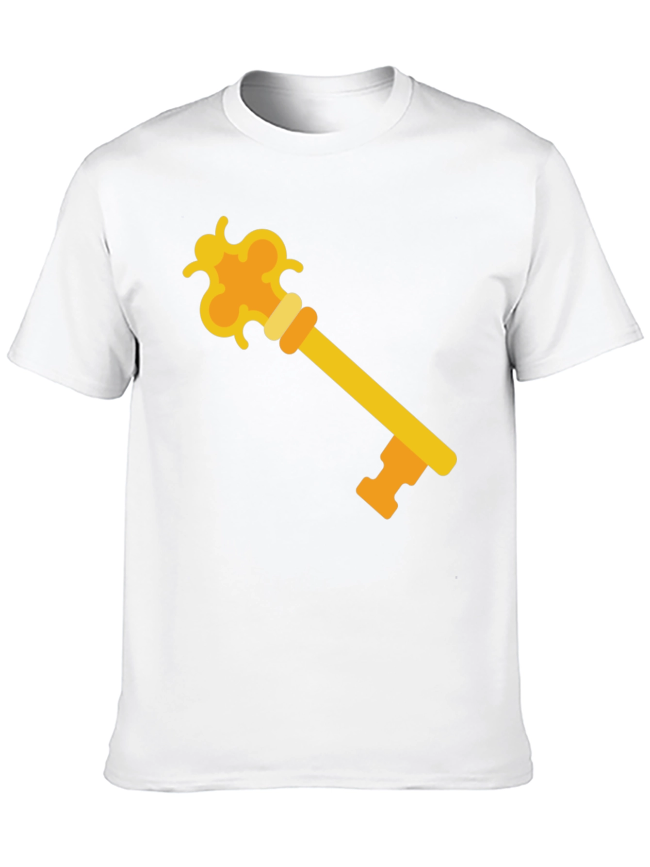 Black Golden Key Graphic Tee - Unlock Your Style! view 10