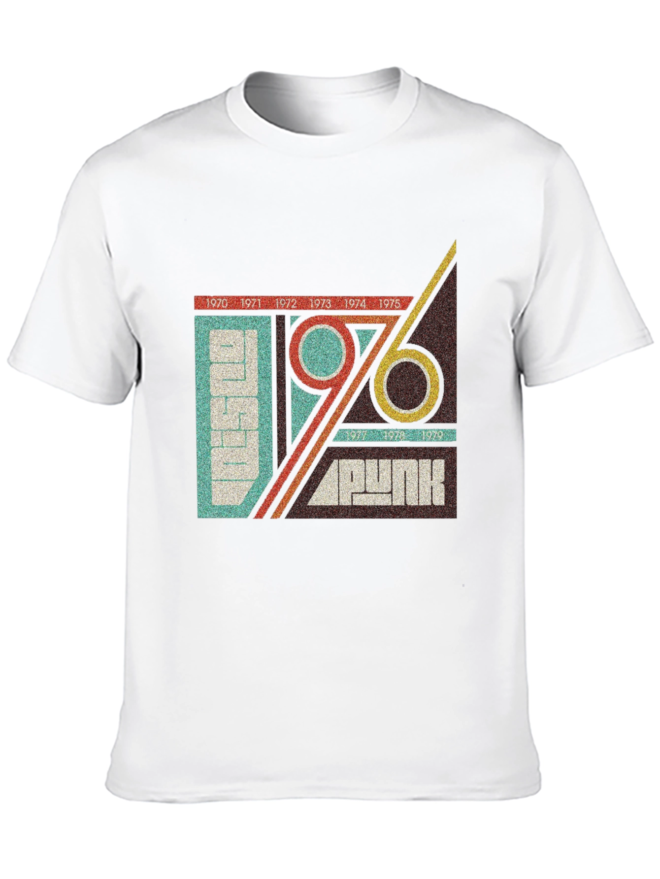 Black Retro Punk Era T-Shirt view 10