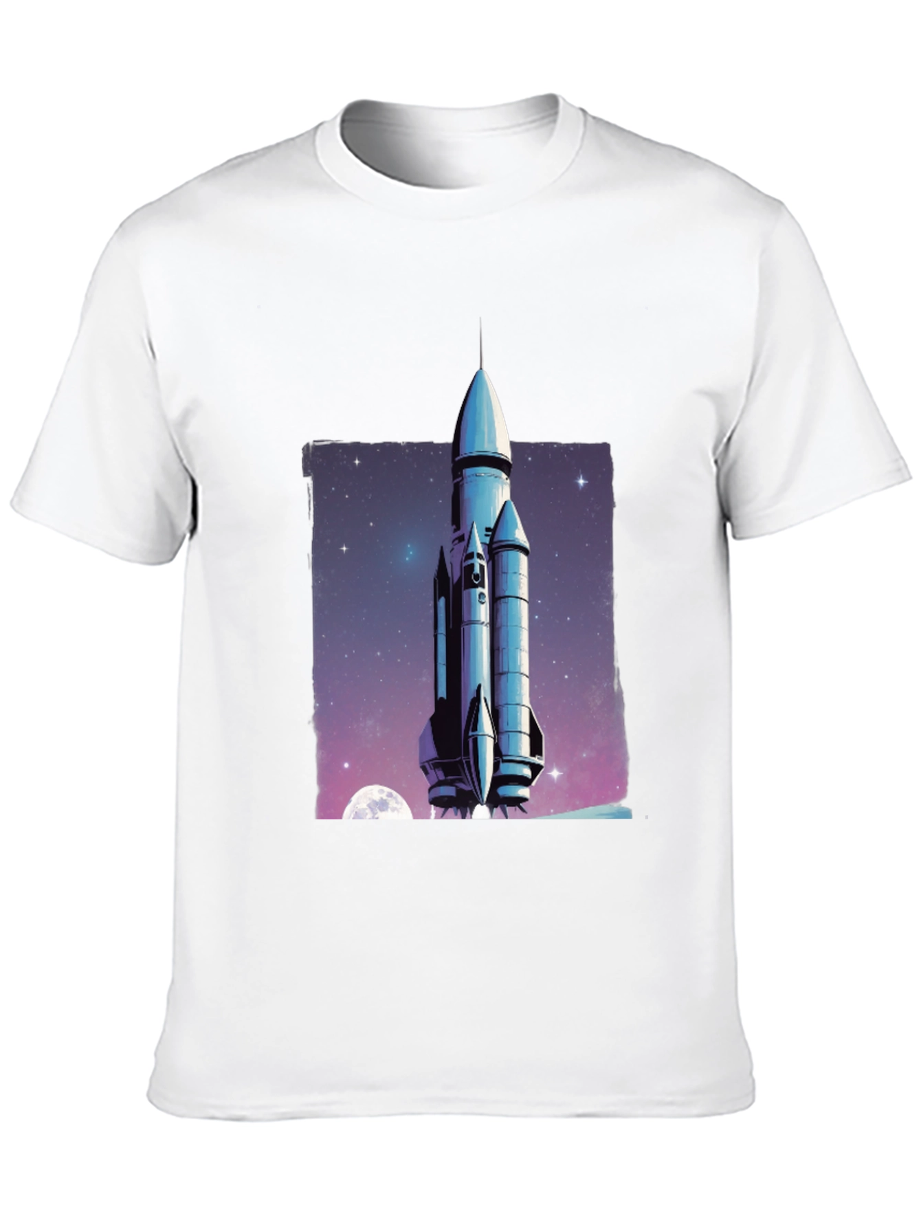 Black Rocket Launch Graphic T-Shirt view 10