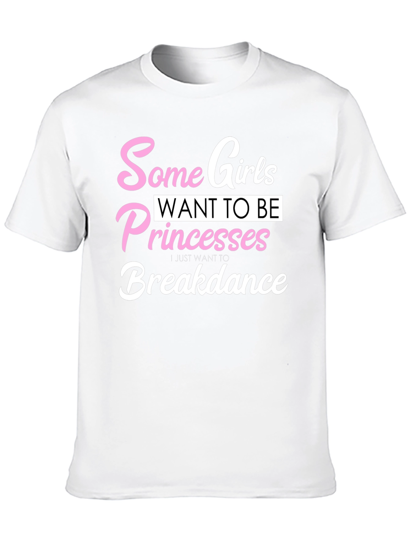 Black Breakdance Princess T-Shirt, Funny Graphic Tee view 10