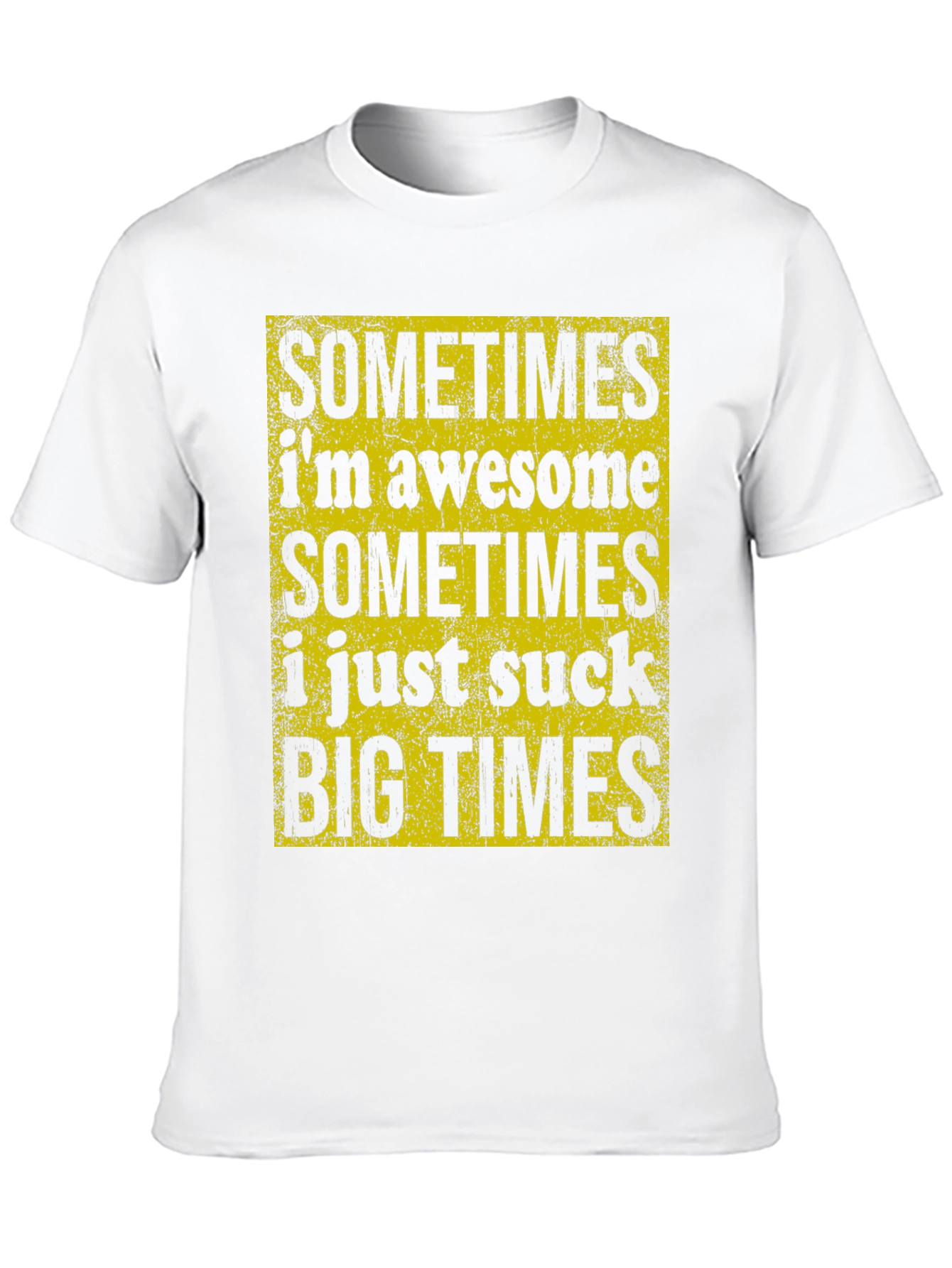Black Sometimes I'm Awesome T-Shirt view 10