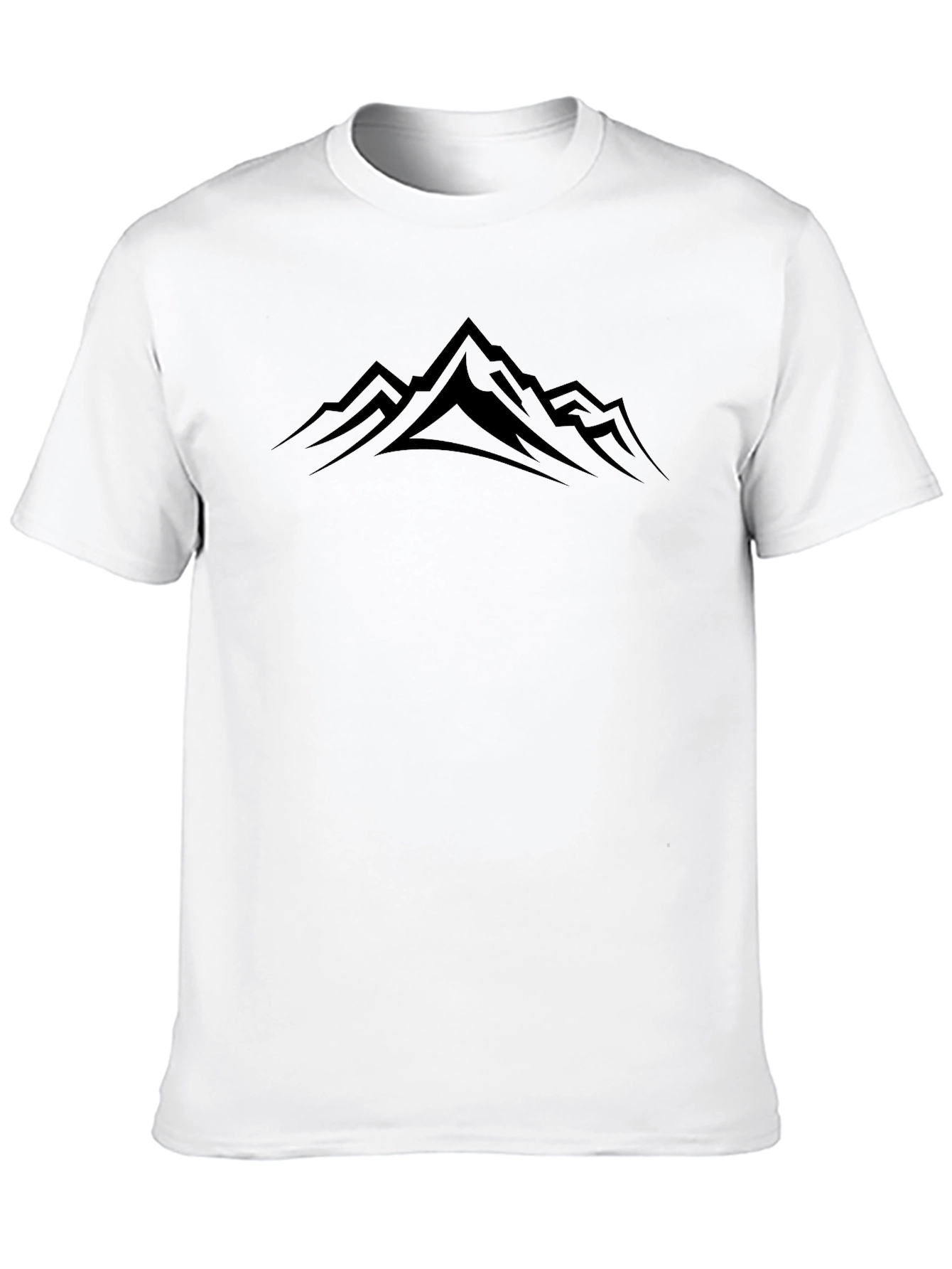 Black Men's Black Mountain Graphic Tee view 10