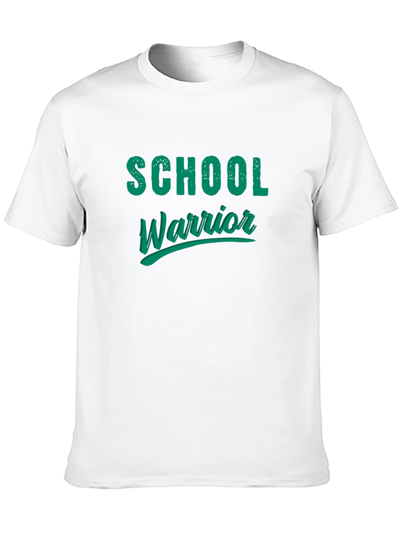Black School Warrior Graphic T-Shirt view 10