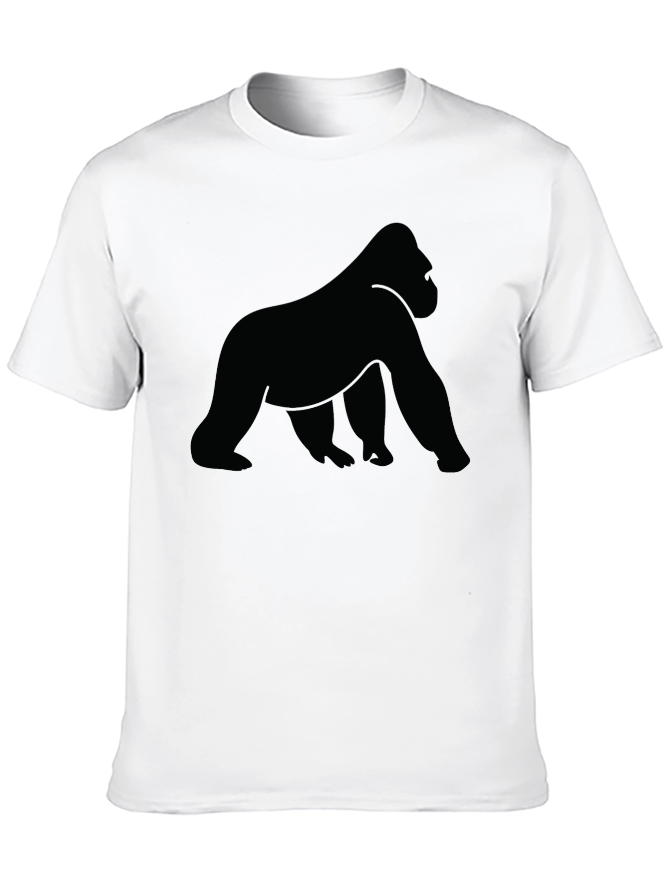 Gorilla Silhouette Black T-Shirt - Classic Fit - 10