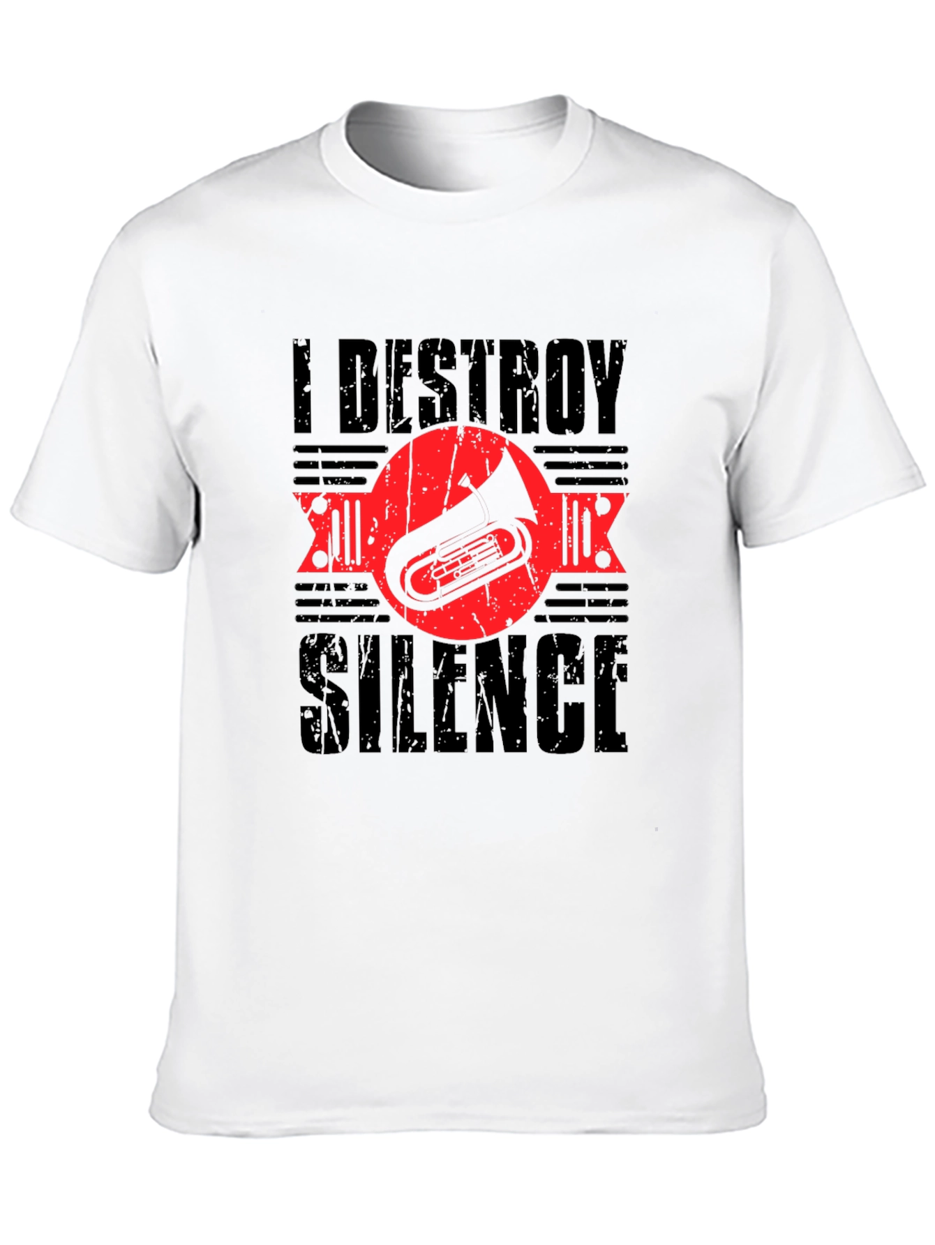 Black I Destroy Silence T-Shirt - Musician Tee view 10
