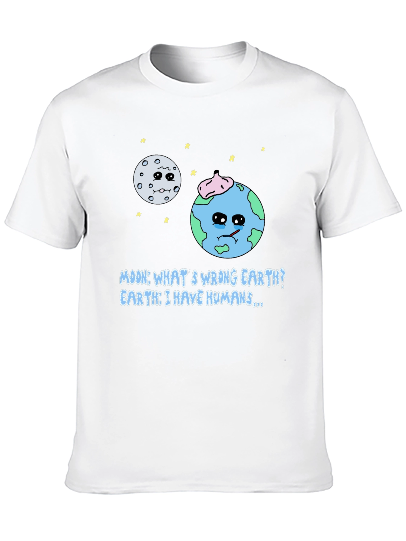 Black Earth's Lament T-Shirt - Funny Planet Design view 10