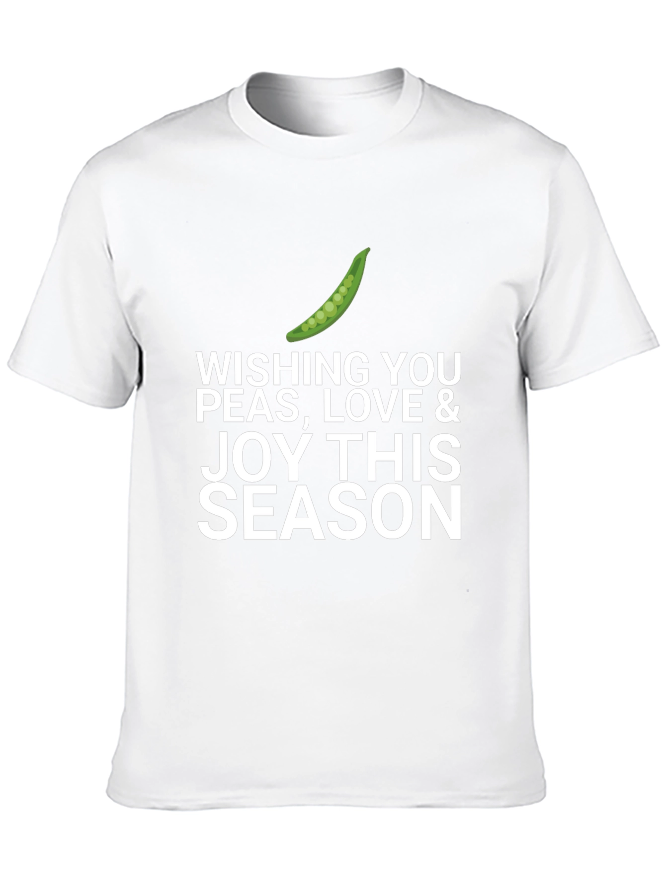 Black Wishing Peas, Love & Joy Season T-Shirt view 10