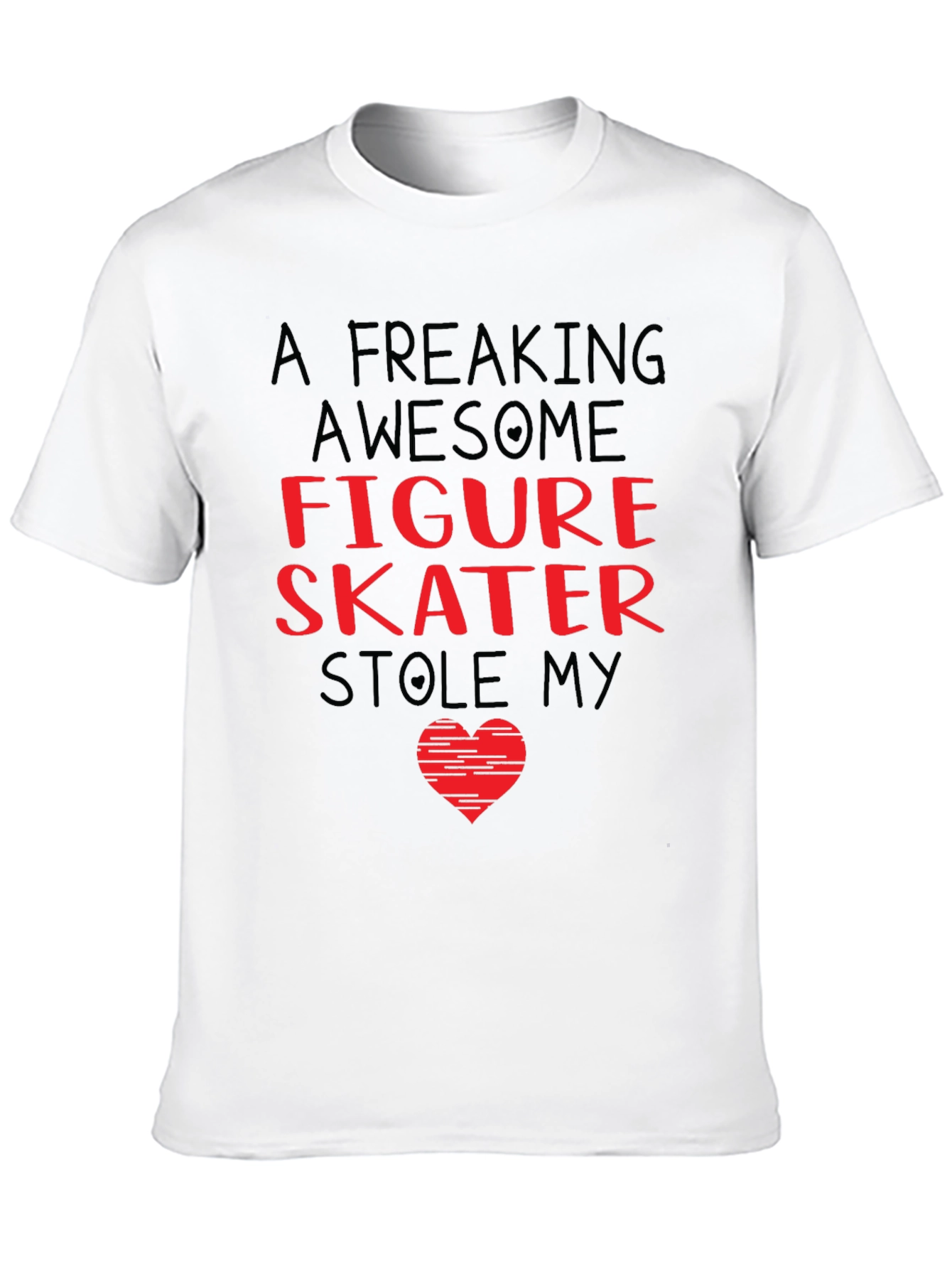Black Figure Skater Stole My Heart T-Shirt view 10
