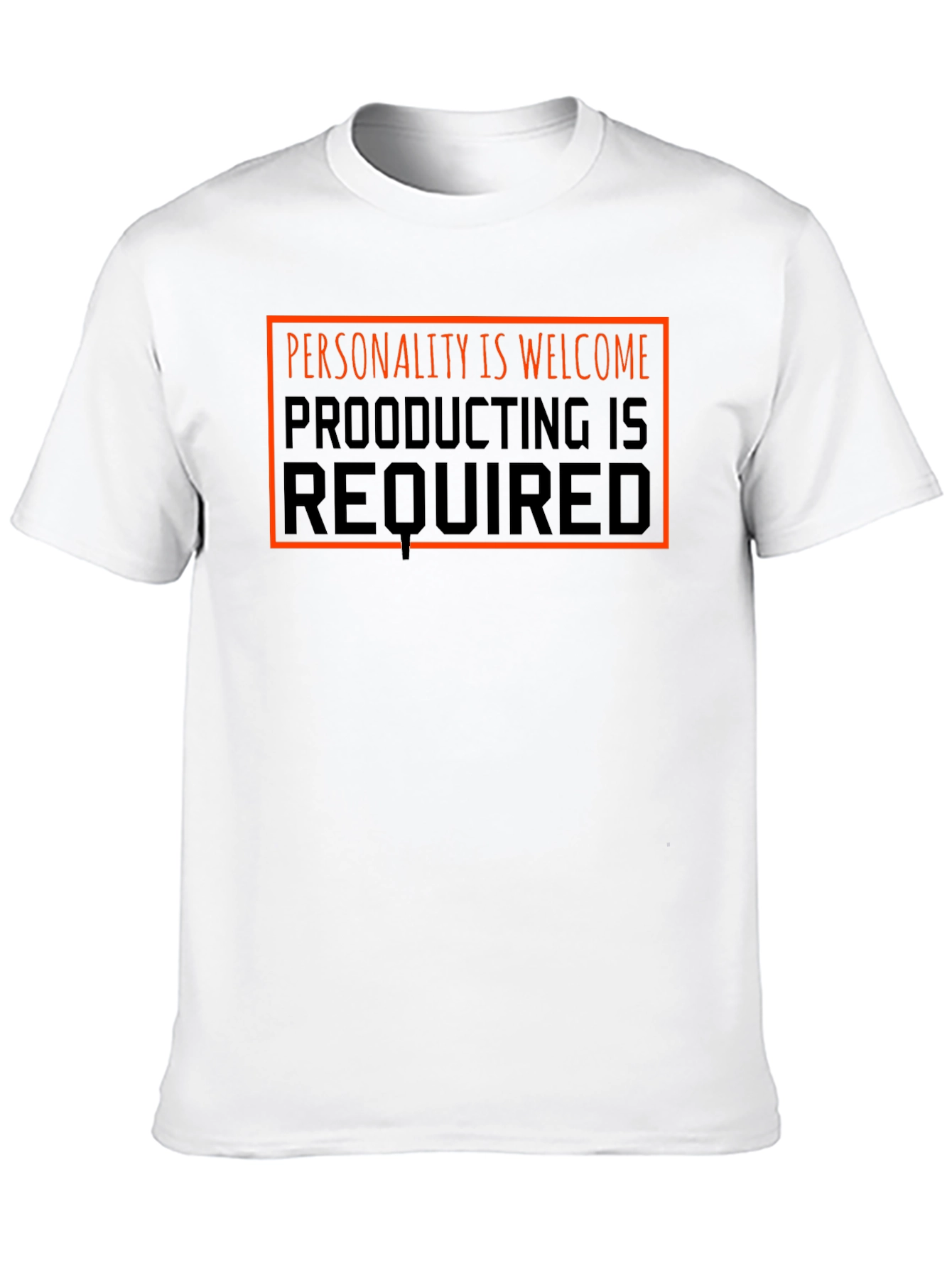 Black Personality Welcome Graphic Tee - Black view 10