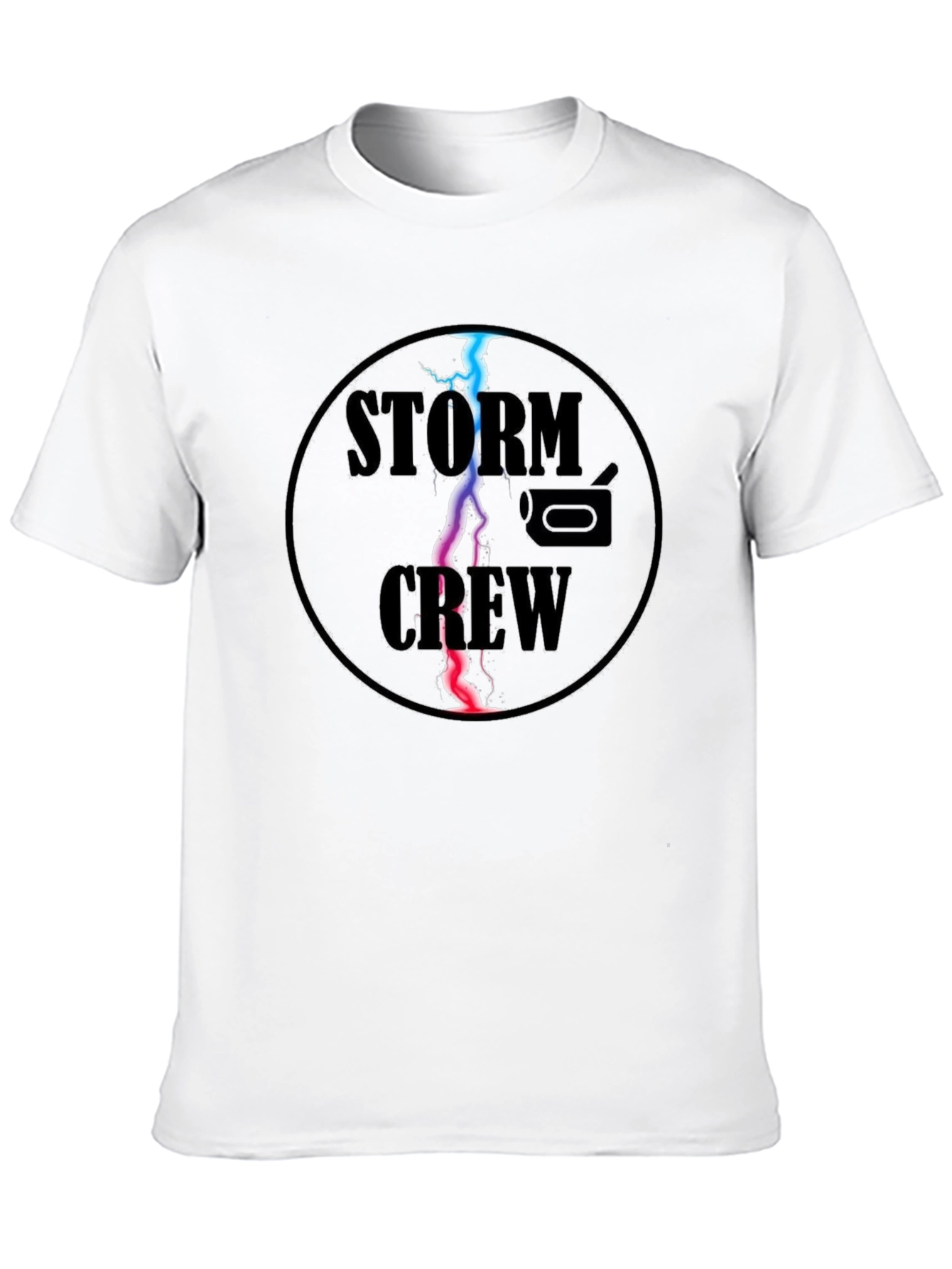 Black Storm Crew T-Shirt - Weather Chaser Tee view 10