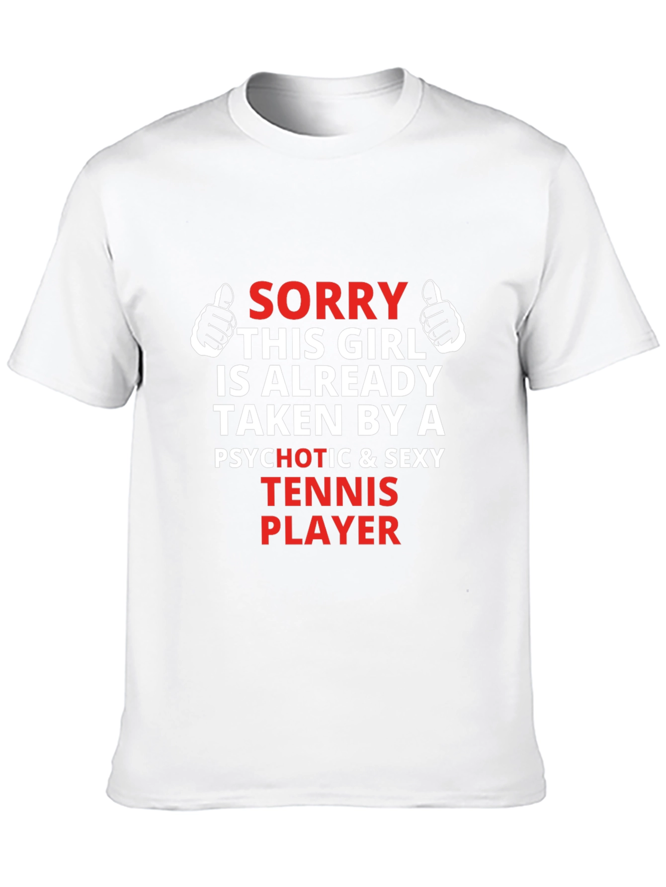 Black Funny Tennis Player Graphic T-Shirt view 10