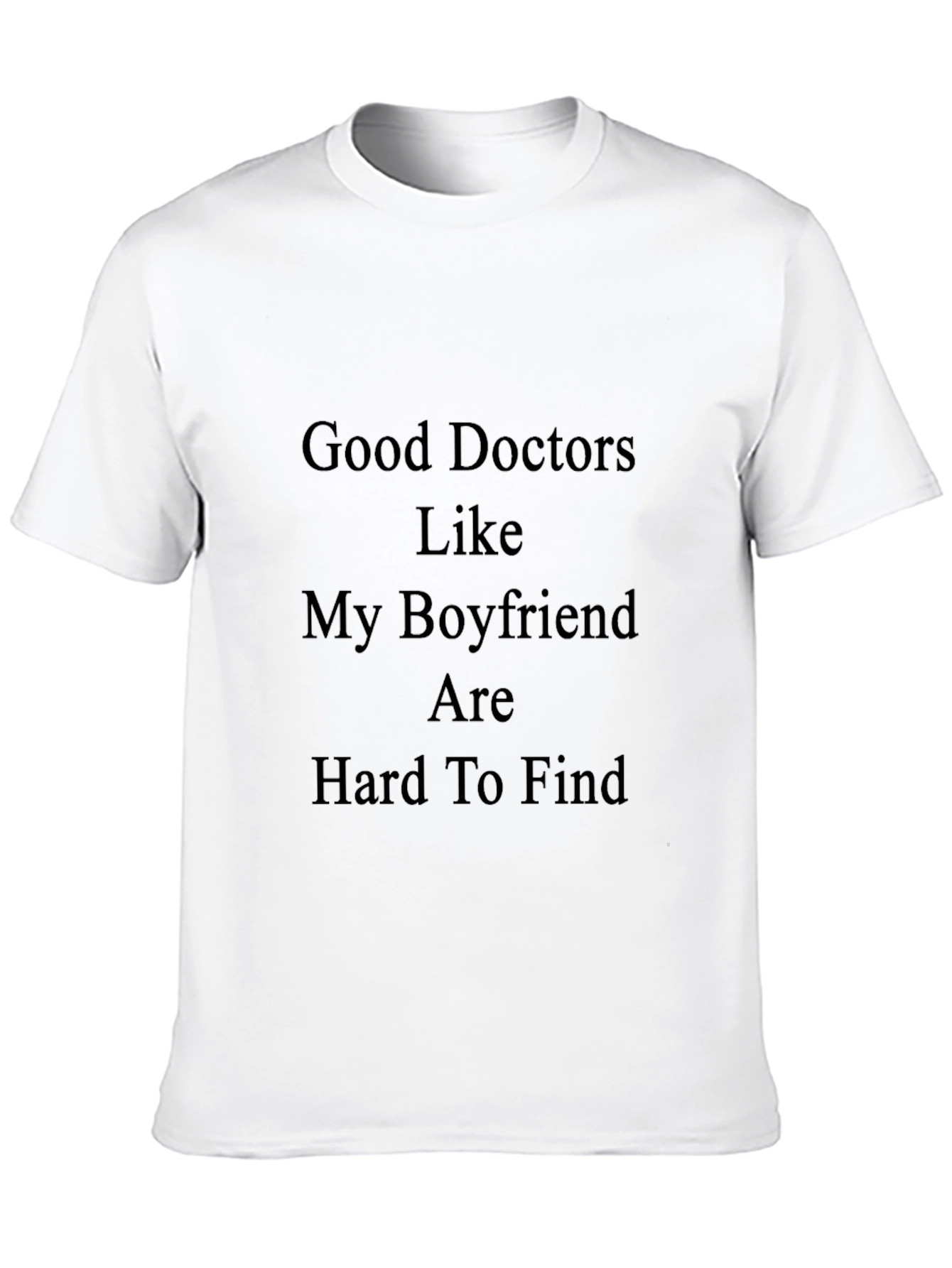 Black Good Doctors Boyfriend Graphic Tee - Soft Cotton Comfort view 10