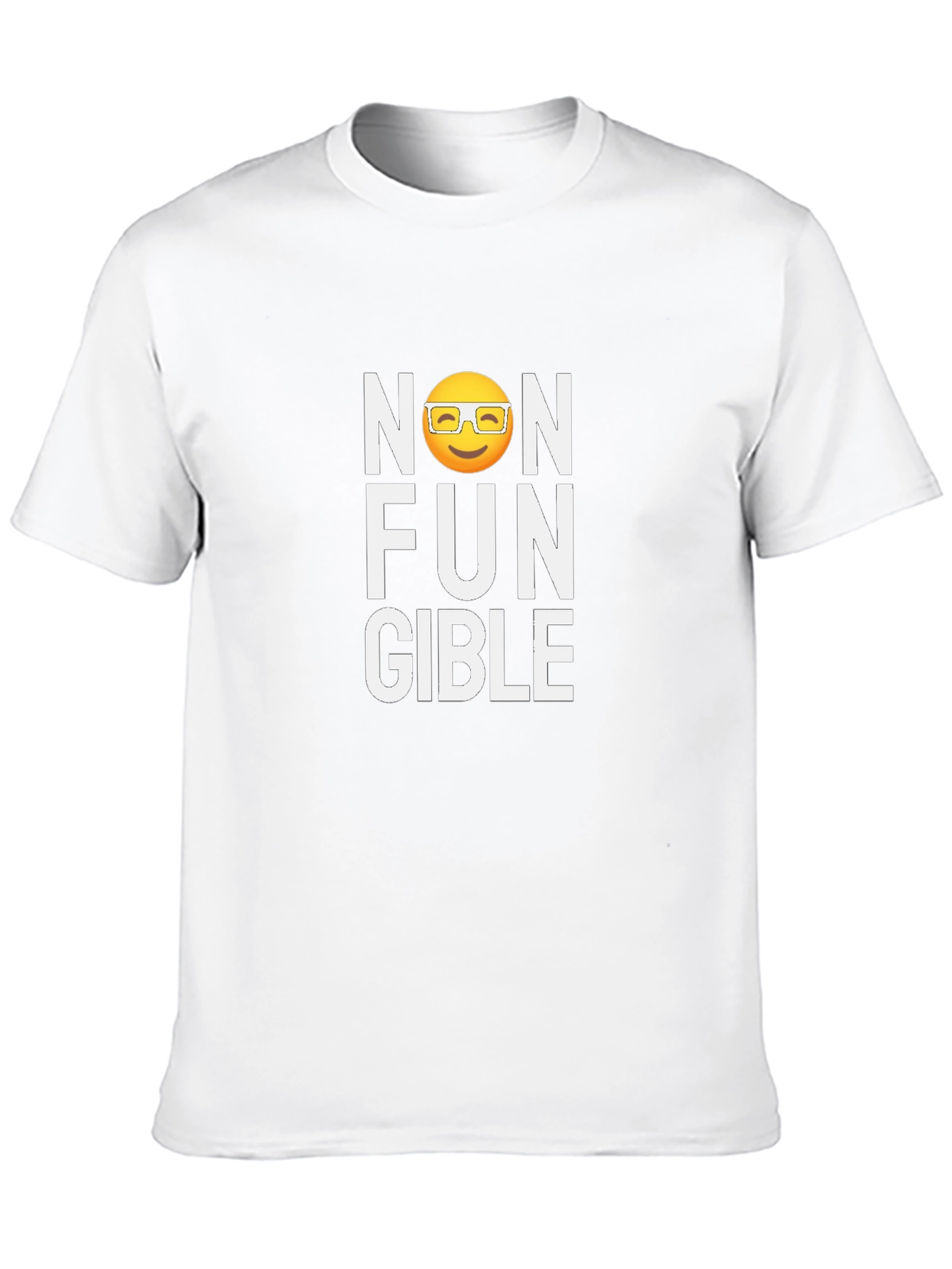 Black Non Fungible Emoji Graphic Tee view 10
