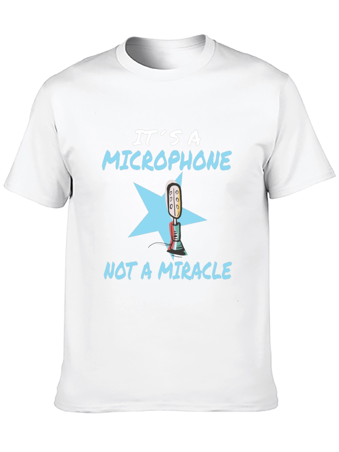 Black Microphone Graphic T-Shirt - Retro Music Tee view 10