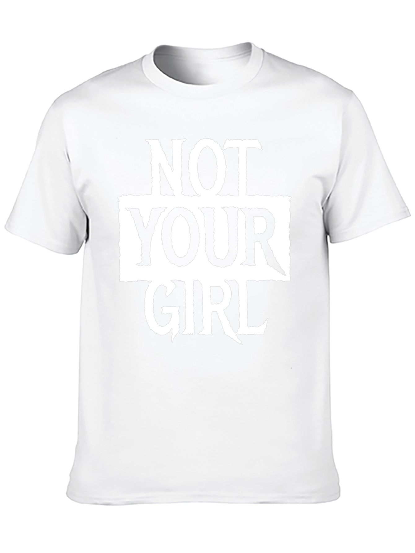 Black Not Your Girl Graphic Tee - Black Unisex T-Shirt view 10