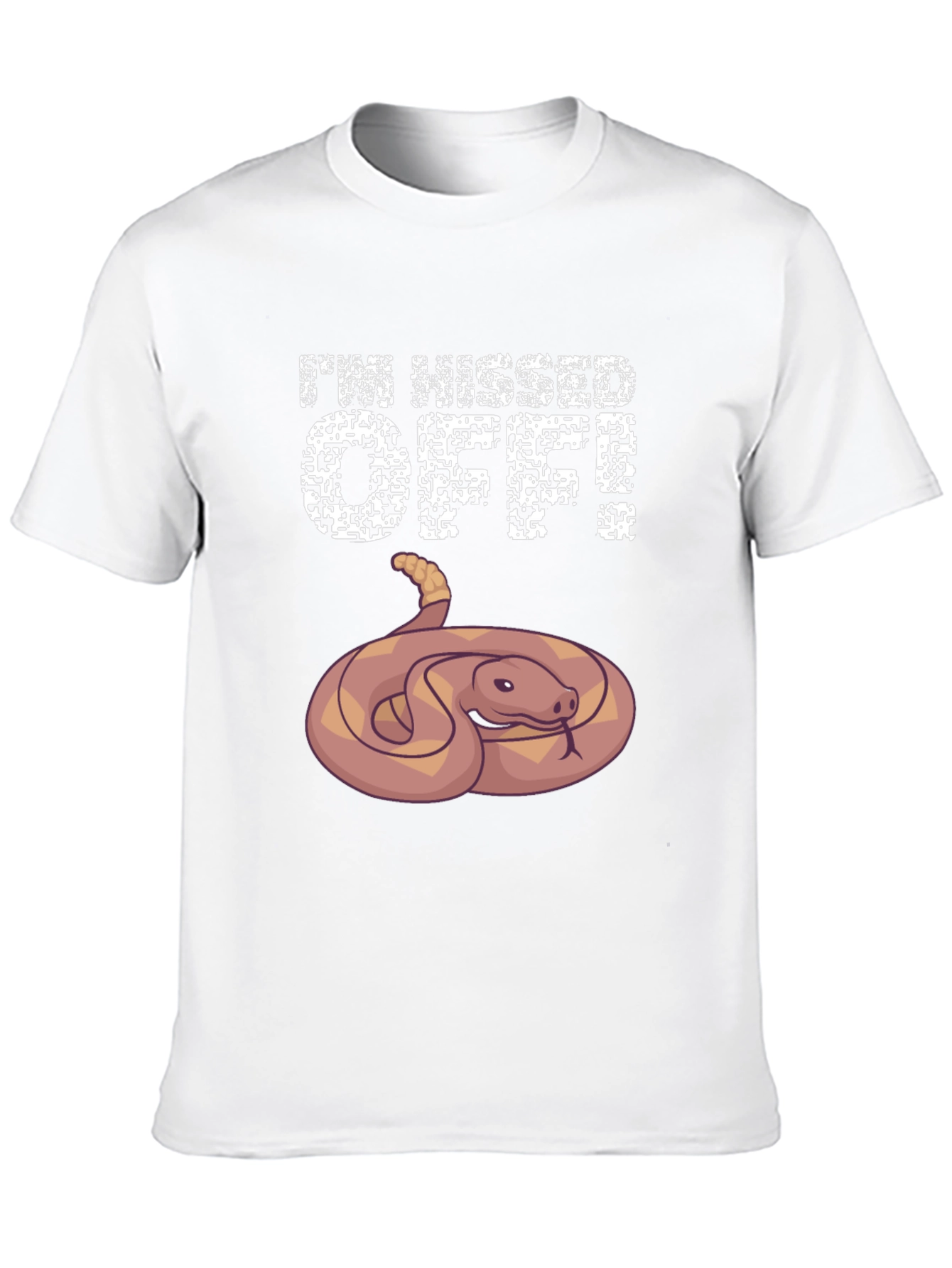 Black Hissed Off Snake Graphic Tee view 10