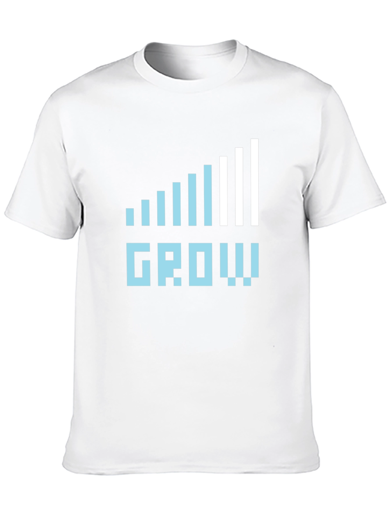 Black Grow Graphic Tee - Black Casual Cotton T-Shirt view 10