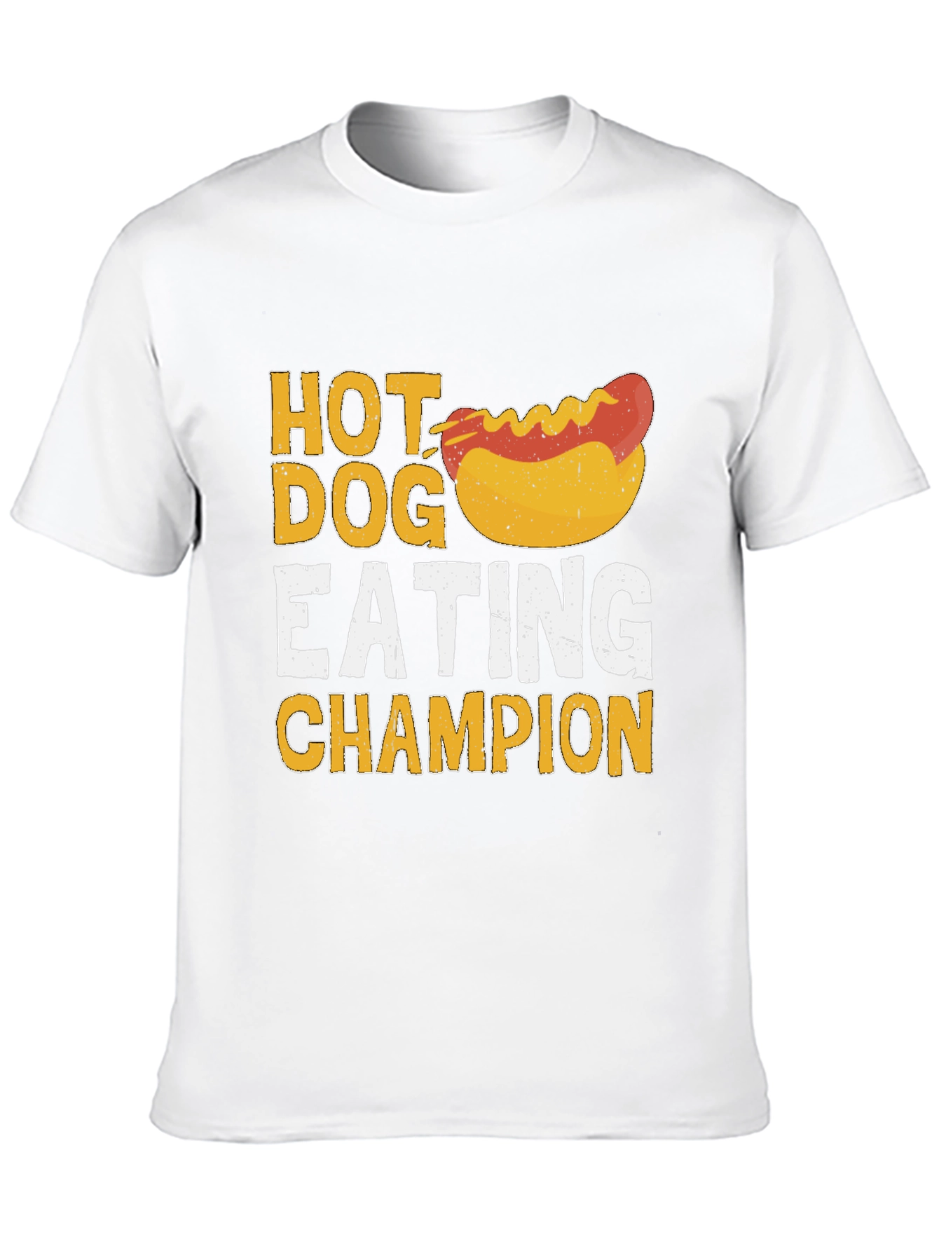 Black Hot Dog Eating Champion Graphic T-Shirt view 10