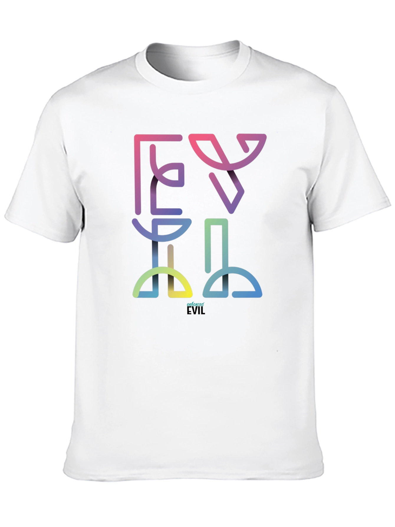 Black Enhanced Evil Rainbow T-Shirt view 10