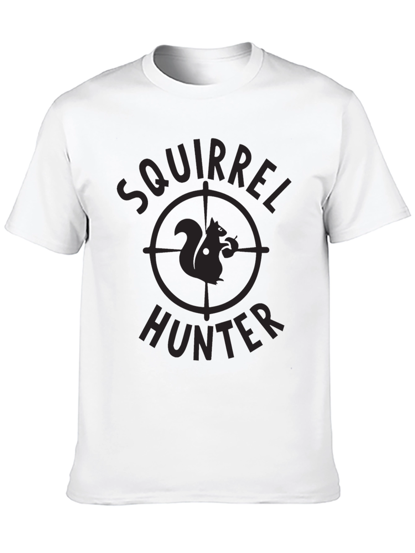 Black Squirrel Hunter Graphic Tee - Black view 10