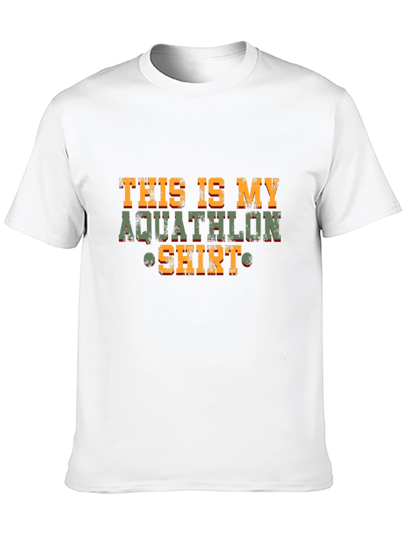 Black Aquathlon Shirt - Sports Event Tee - Running & Swimming Gift view 10