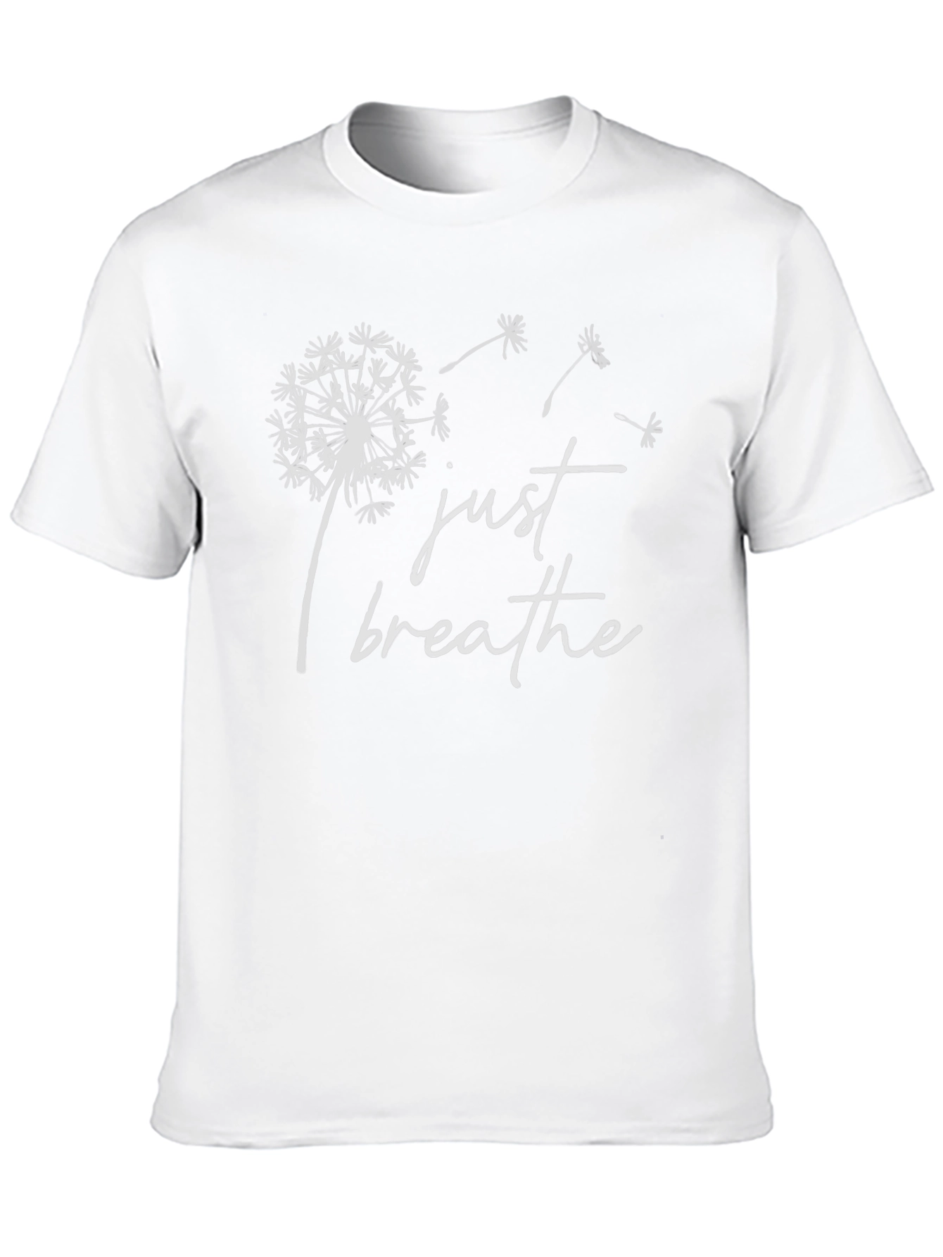 Black Just Breathe Dandelion Graphic T-Shirt - Relaxed Fit view 10